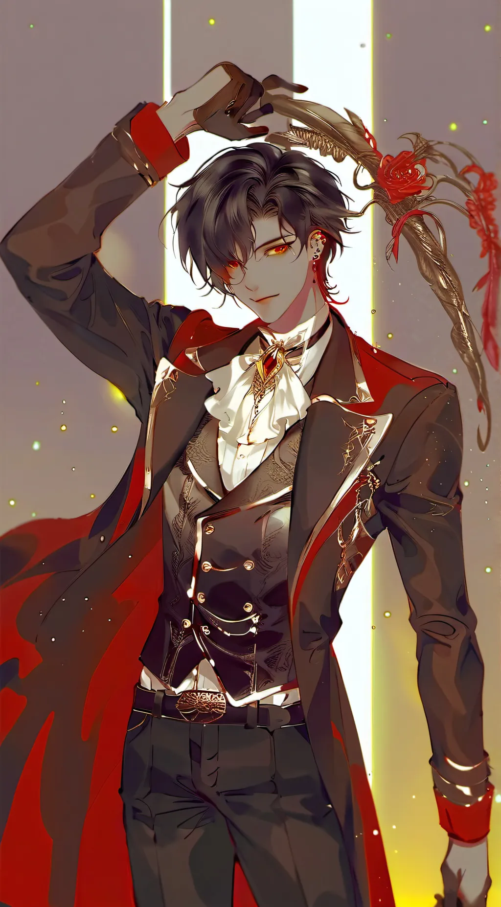 ai character: The smiling Demon background