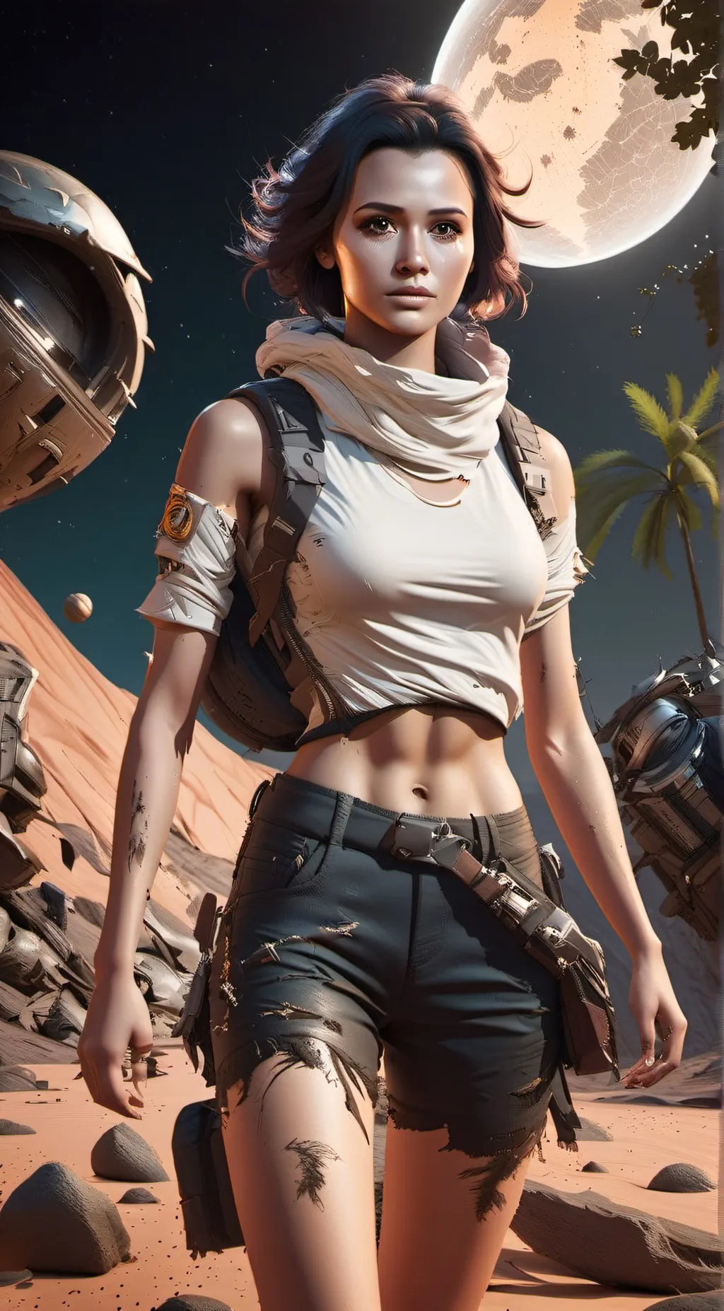 ai character: Sapphire  background