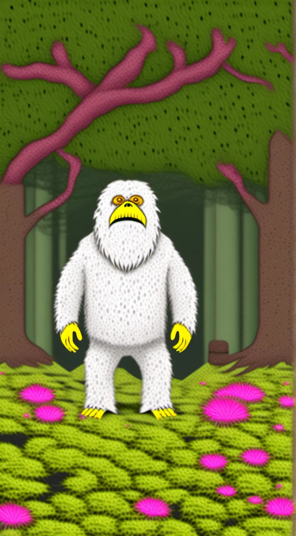 ai character: HI I'M MAMMOTT background