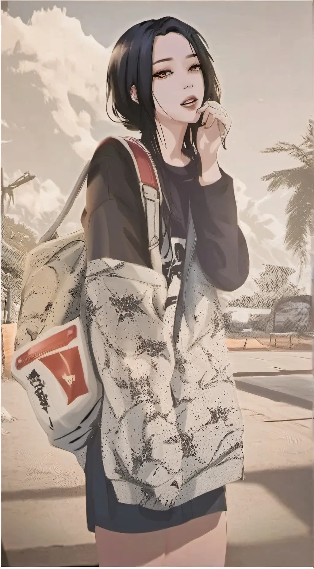 ai character: amrlia background
