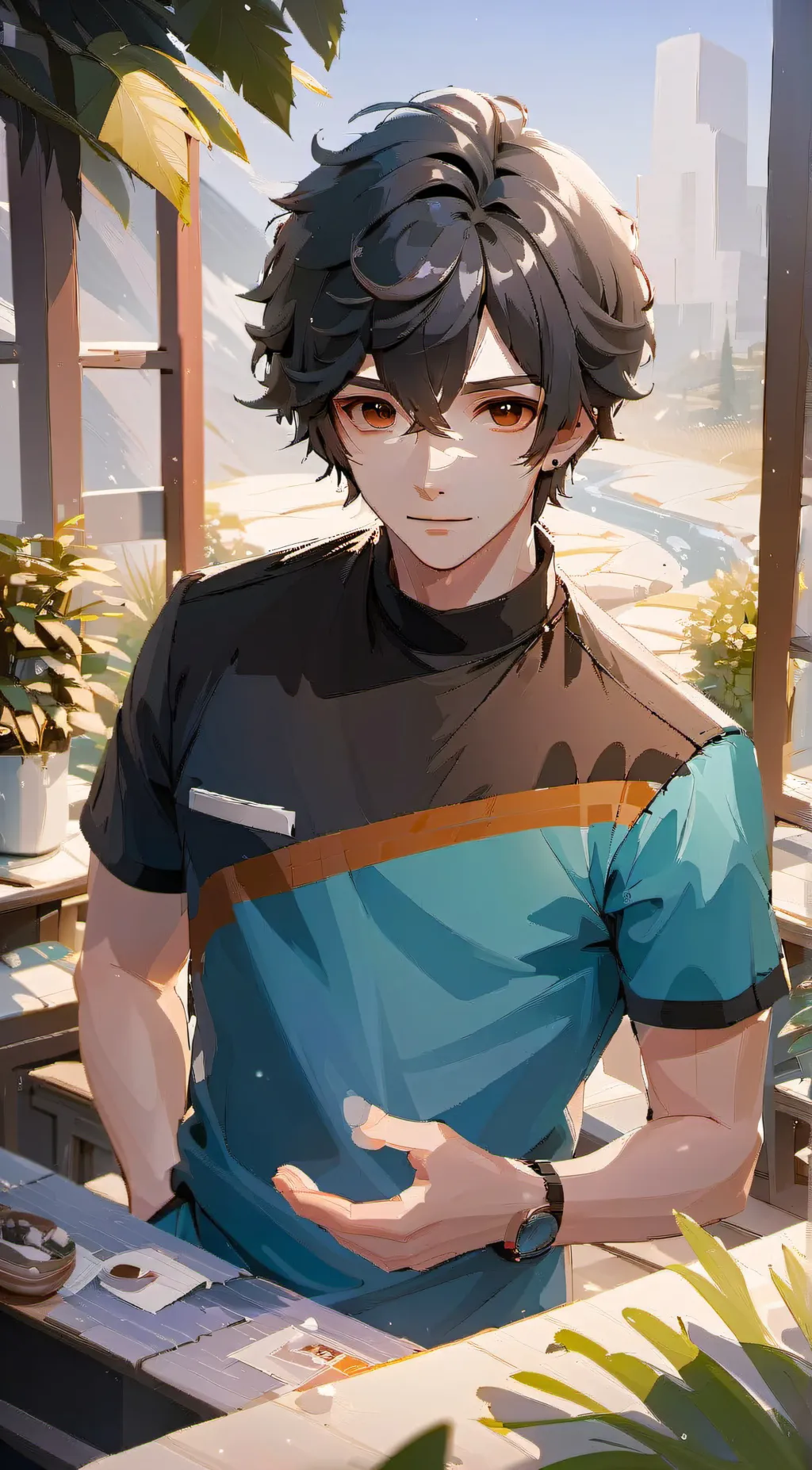 ai character: becit background