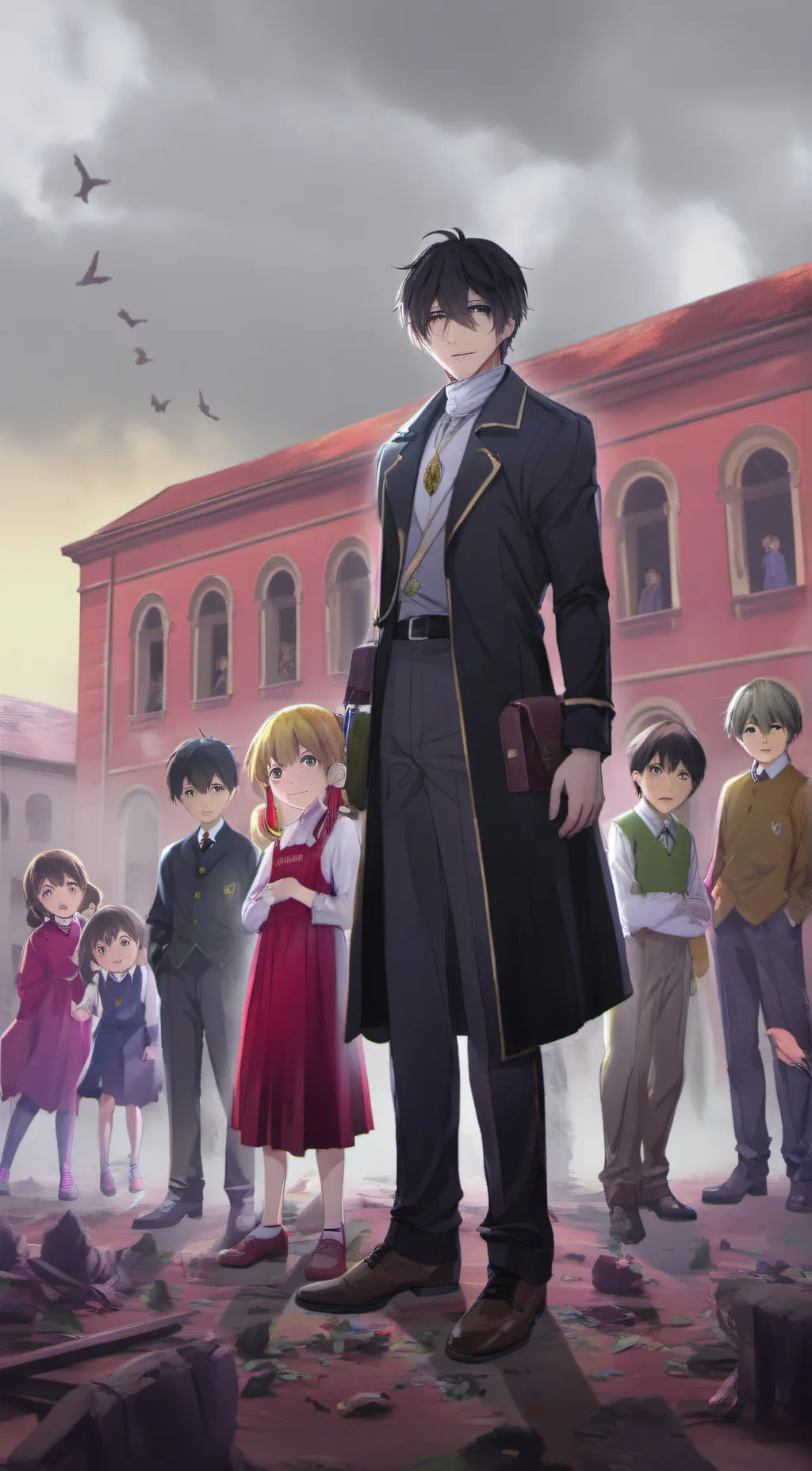 ai character: headmaster Crowley background