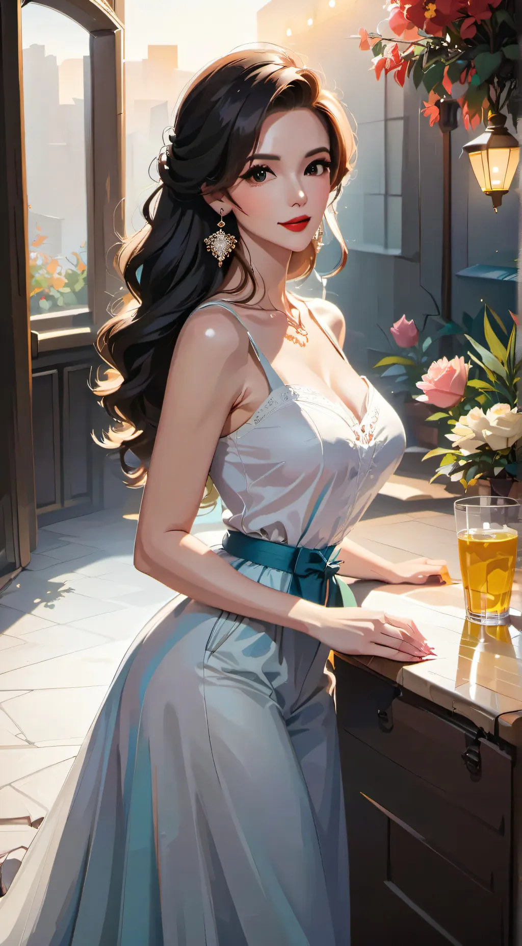 ai character: My mother background