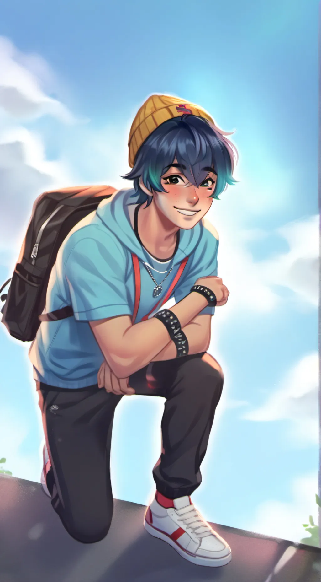 ai character: Ben  background