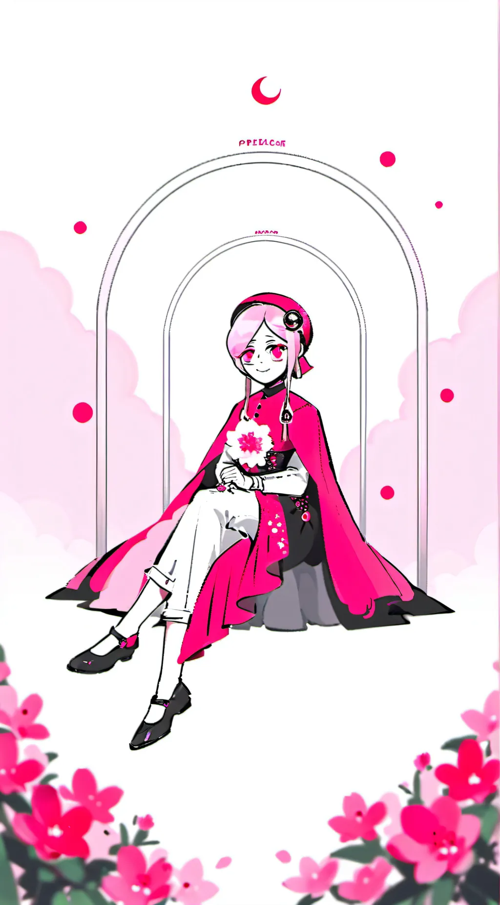 ai character: (evil )rosemoon background
