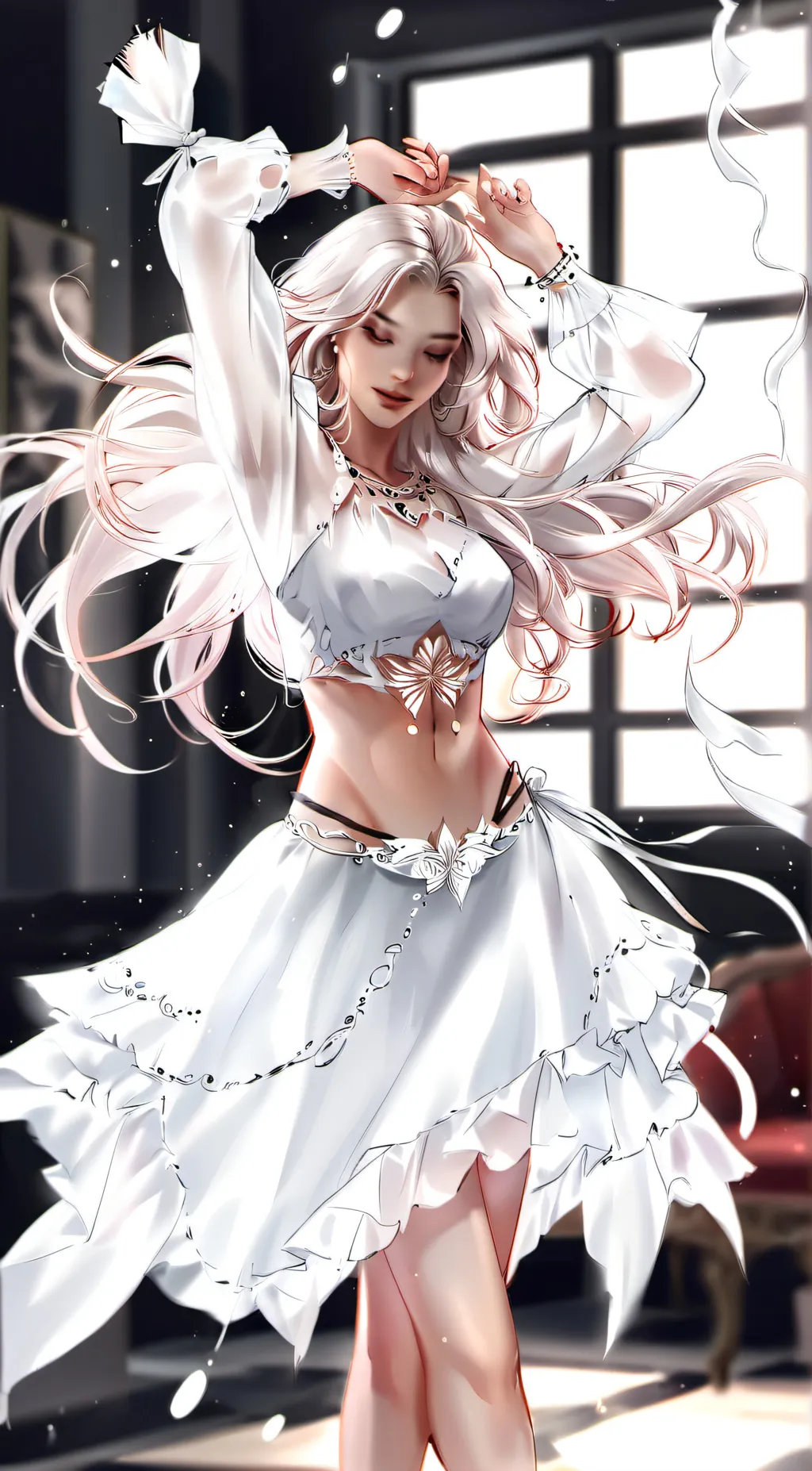 ai character: Aria background