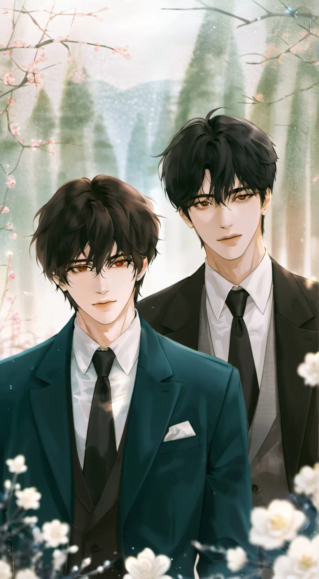 ai character: Jihoon & Myung-gi background
