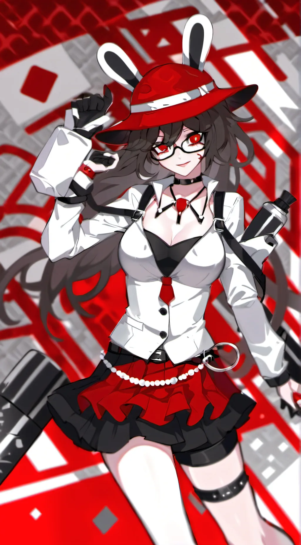 ai character: loppy (youtuber) background