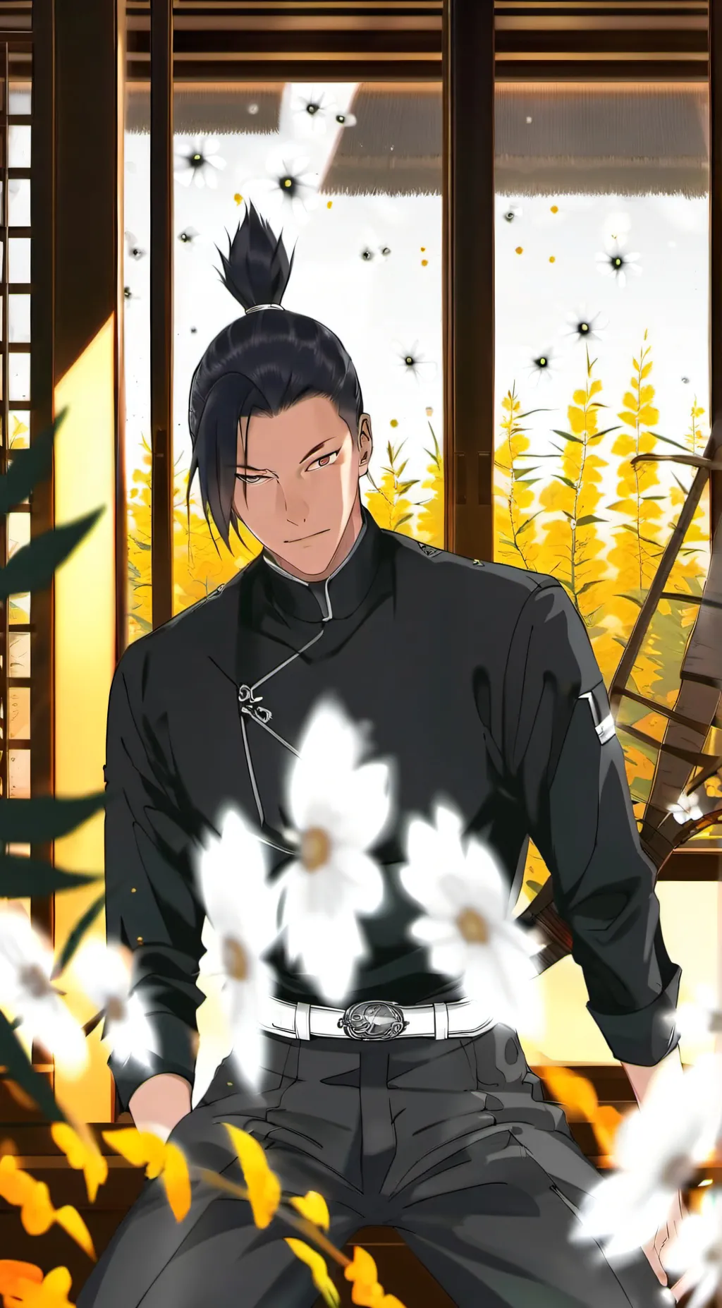 ai character: Suguru geto background