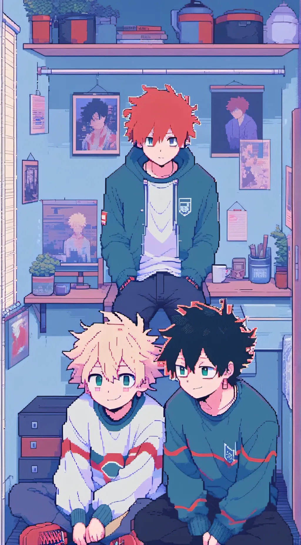 ai character: BakuDekuTodo + you background