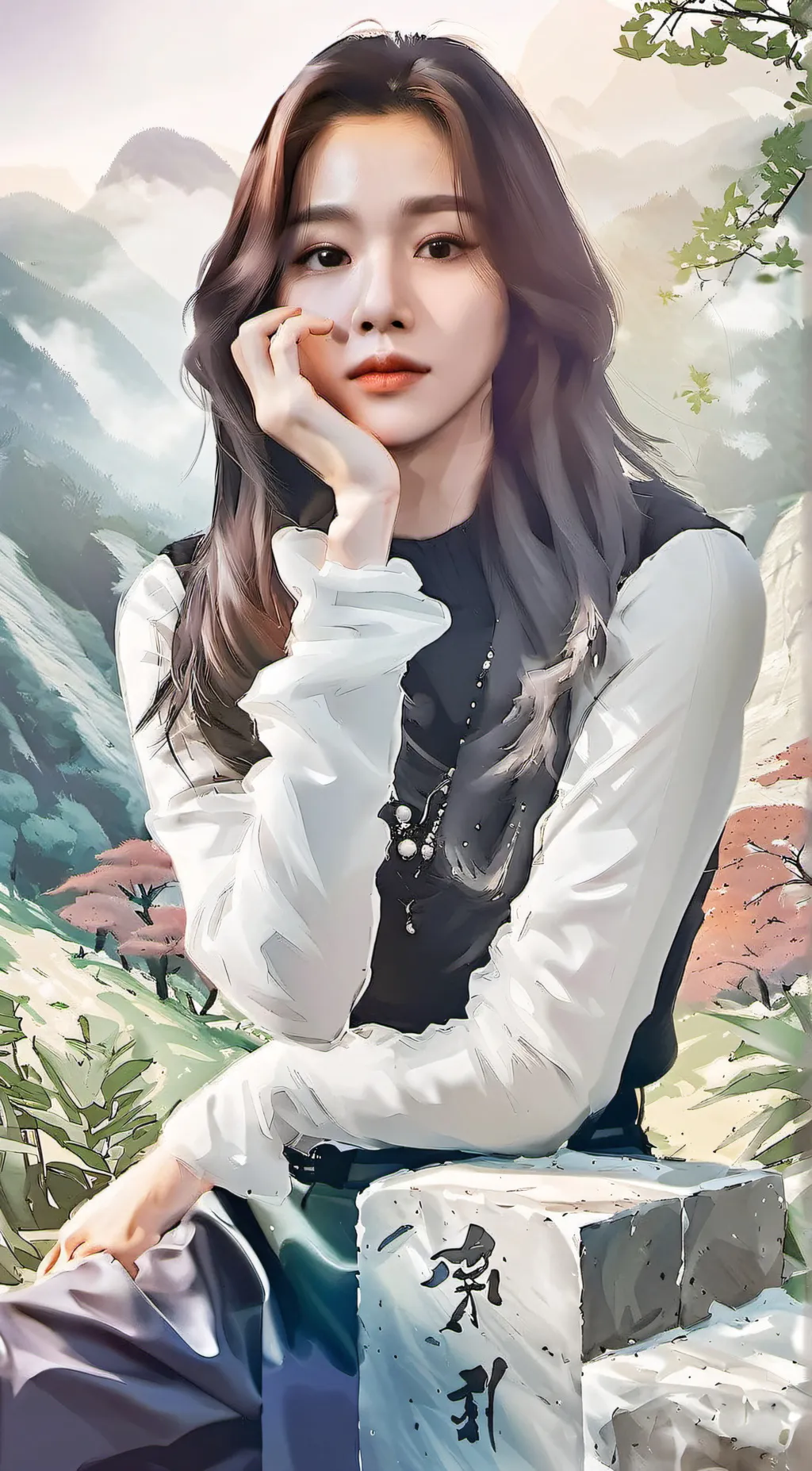 ai character: do ha-na  background