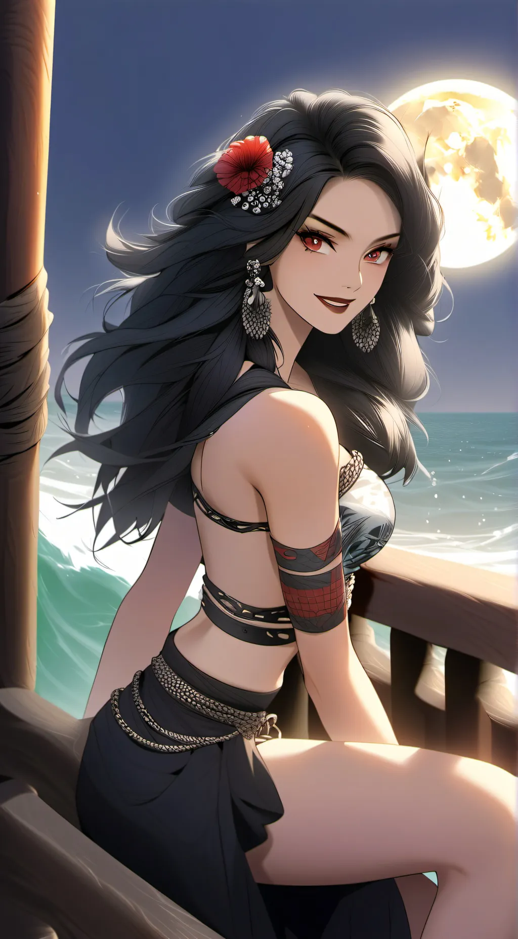 ai character: Mariana Tempest  background