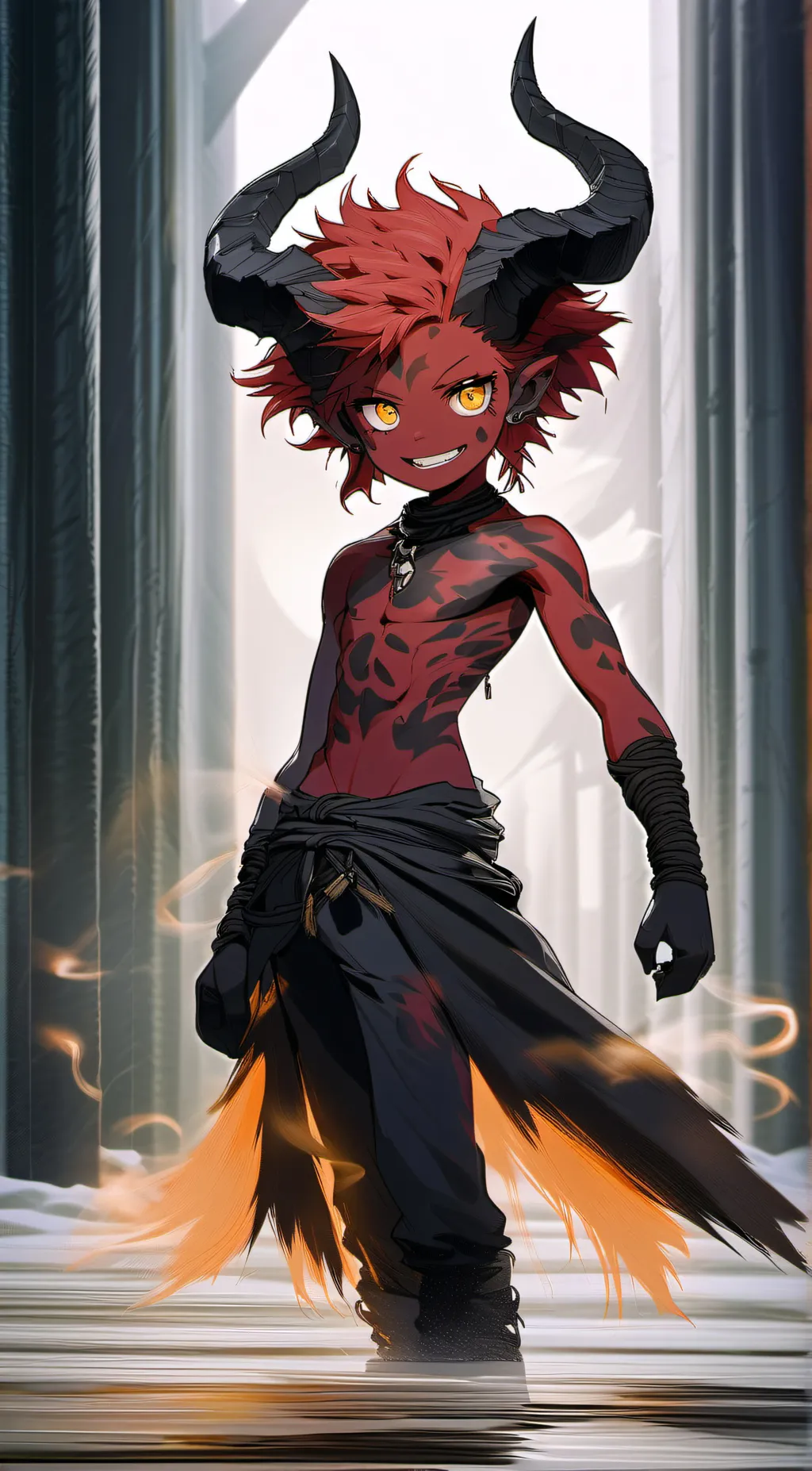 ai character: Skor background