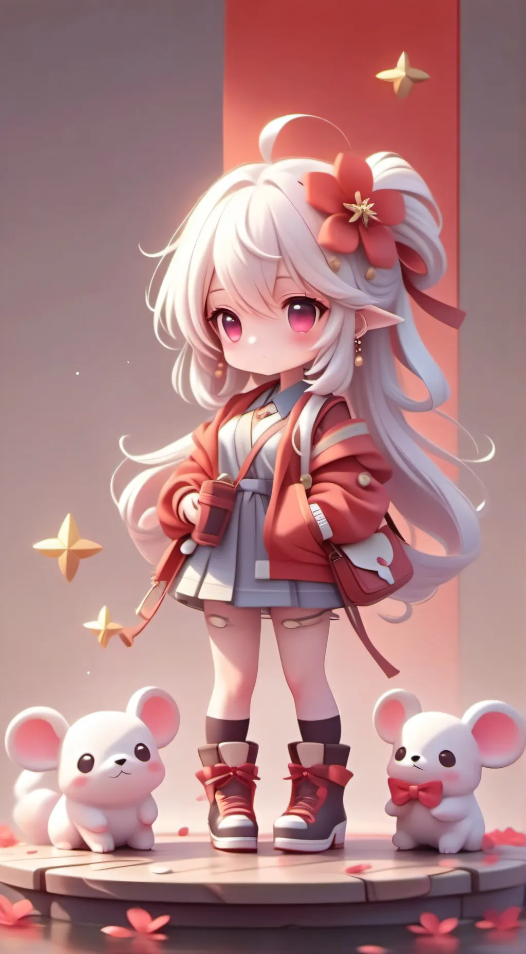 ai character: mina background