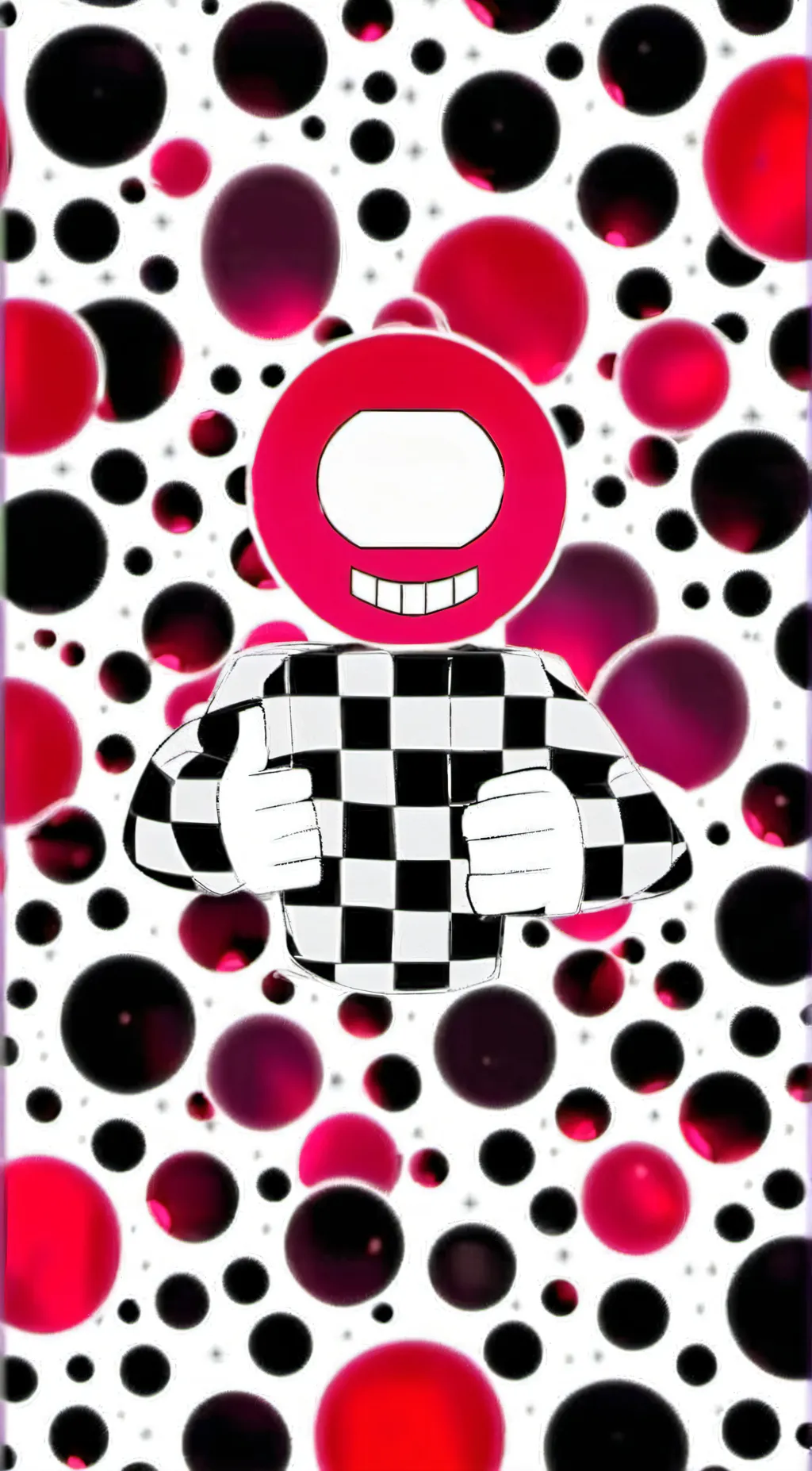 ai character: Nightmare Cuphead background