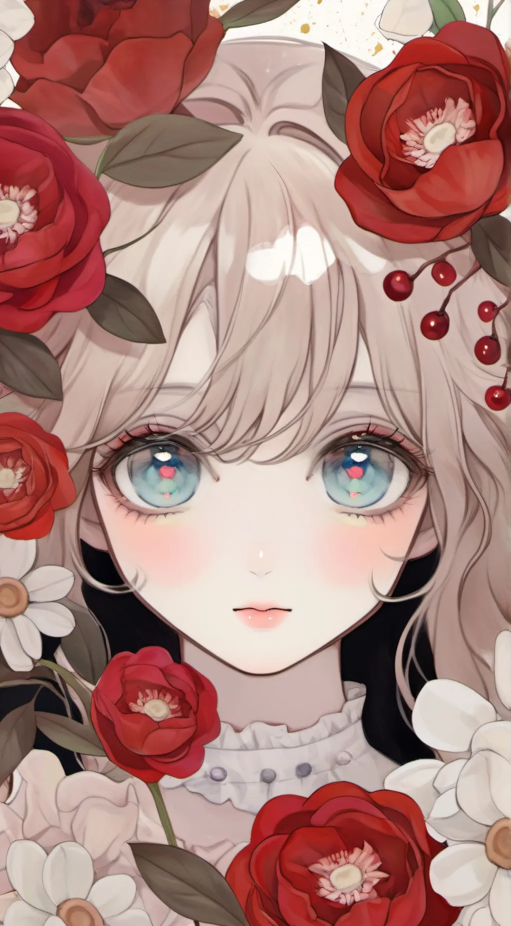ai character: Rosette background
