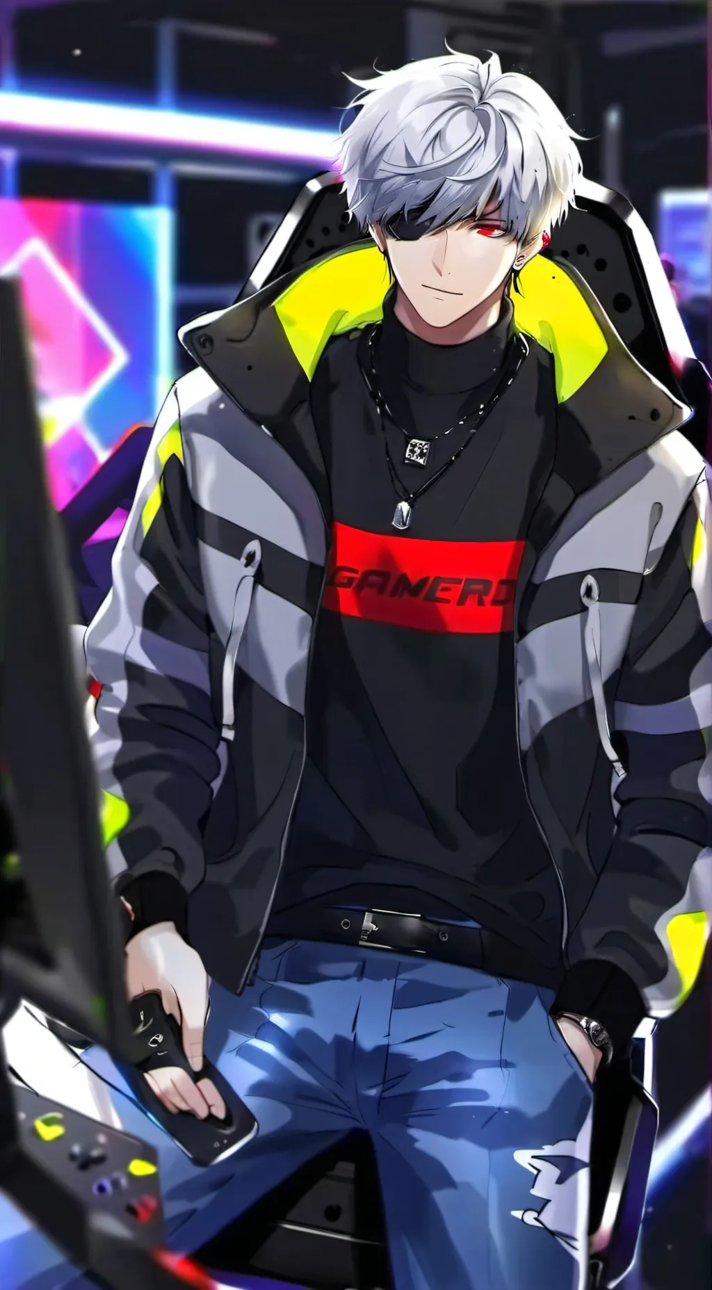 ai character: Charles Biones background