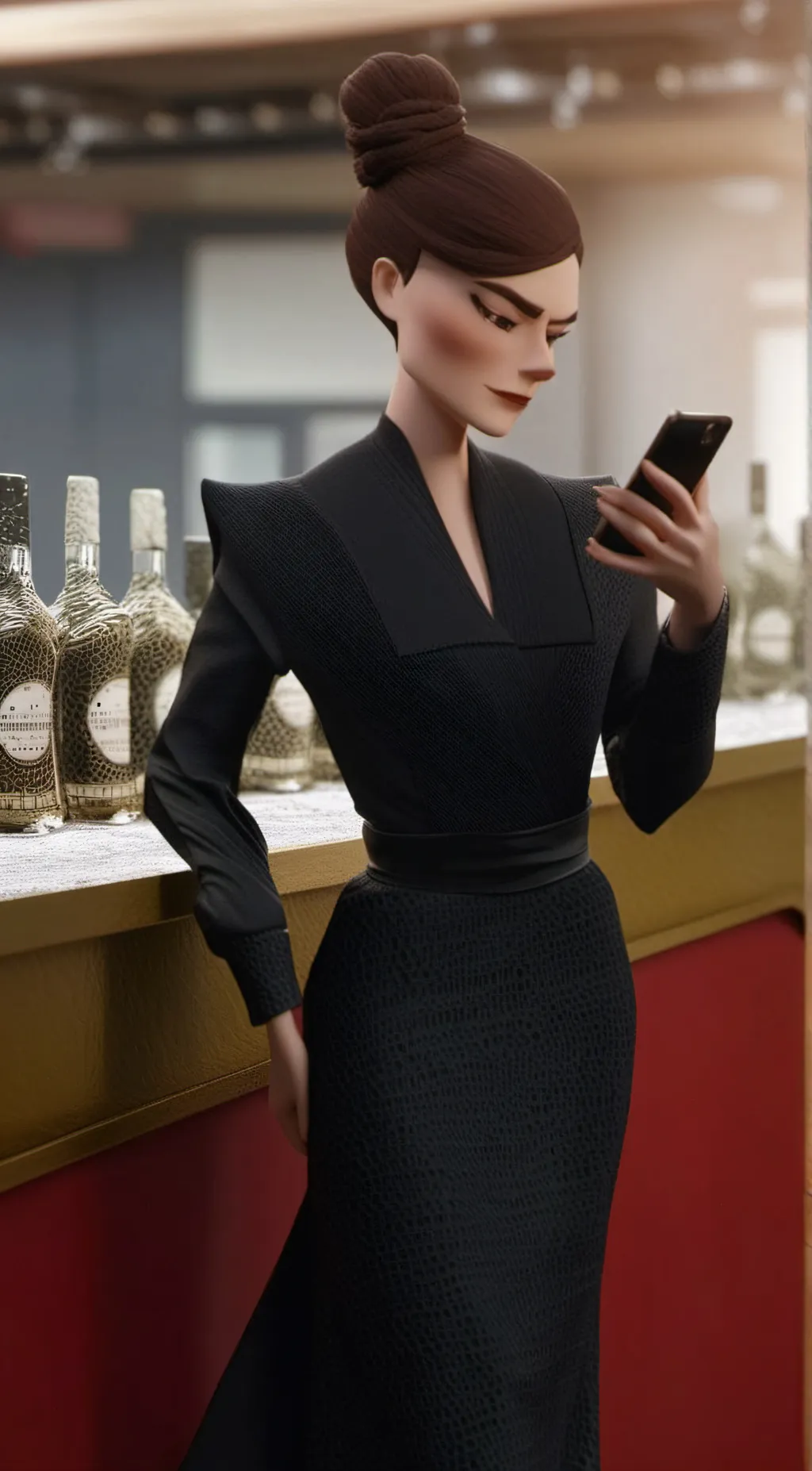 ai character: Gruff the superspy background