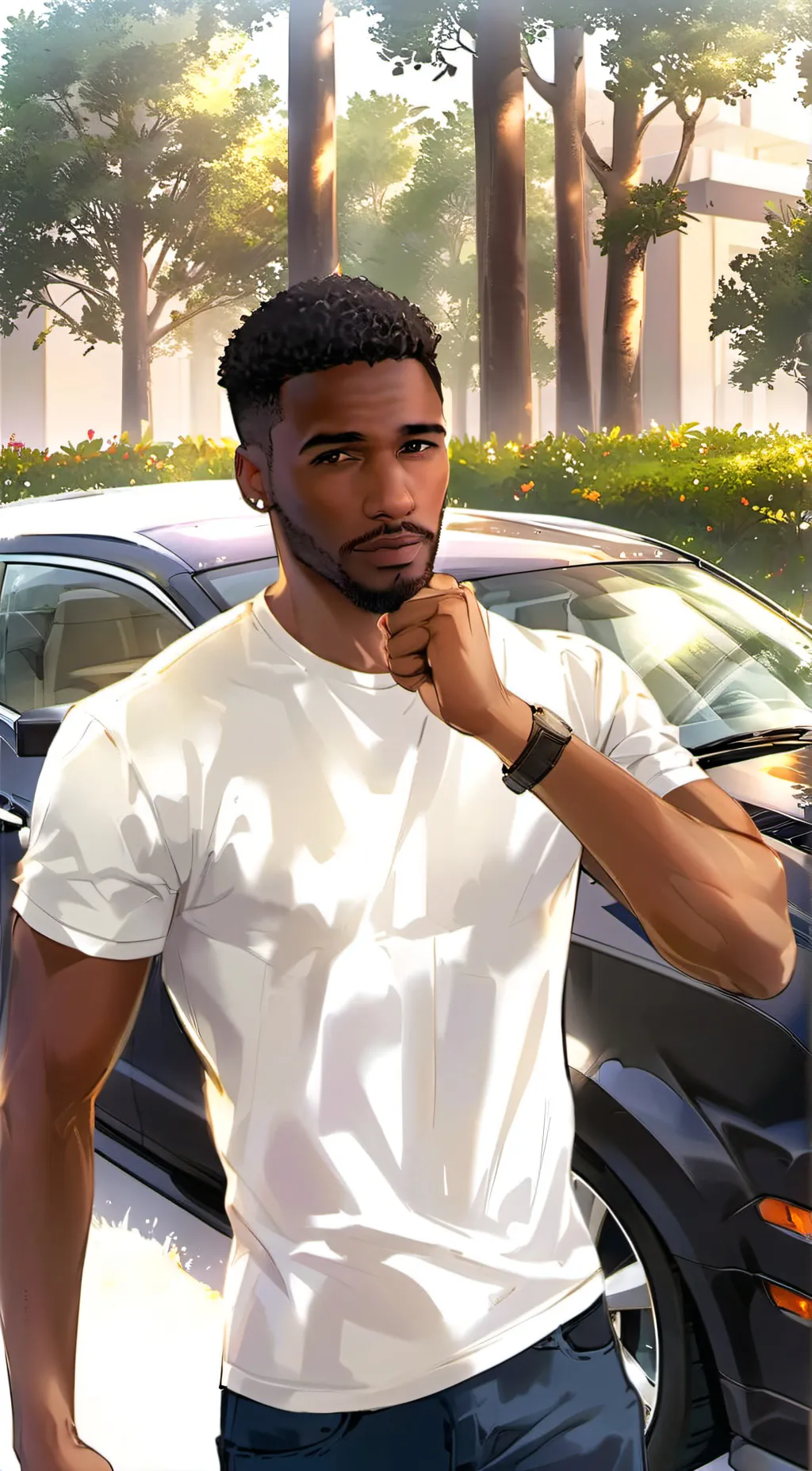 ai character: Darius  background