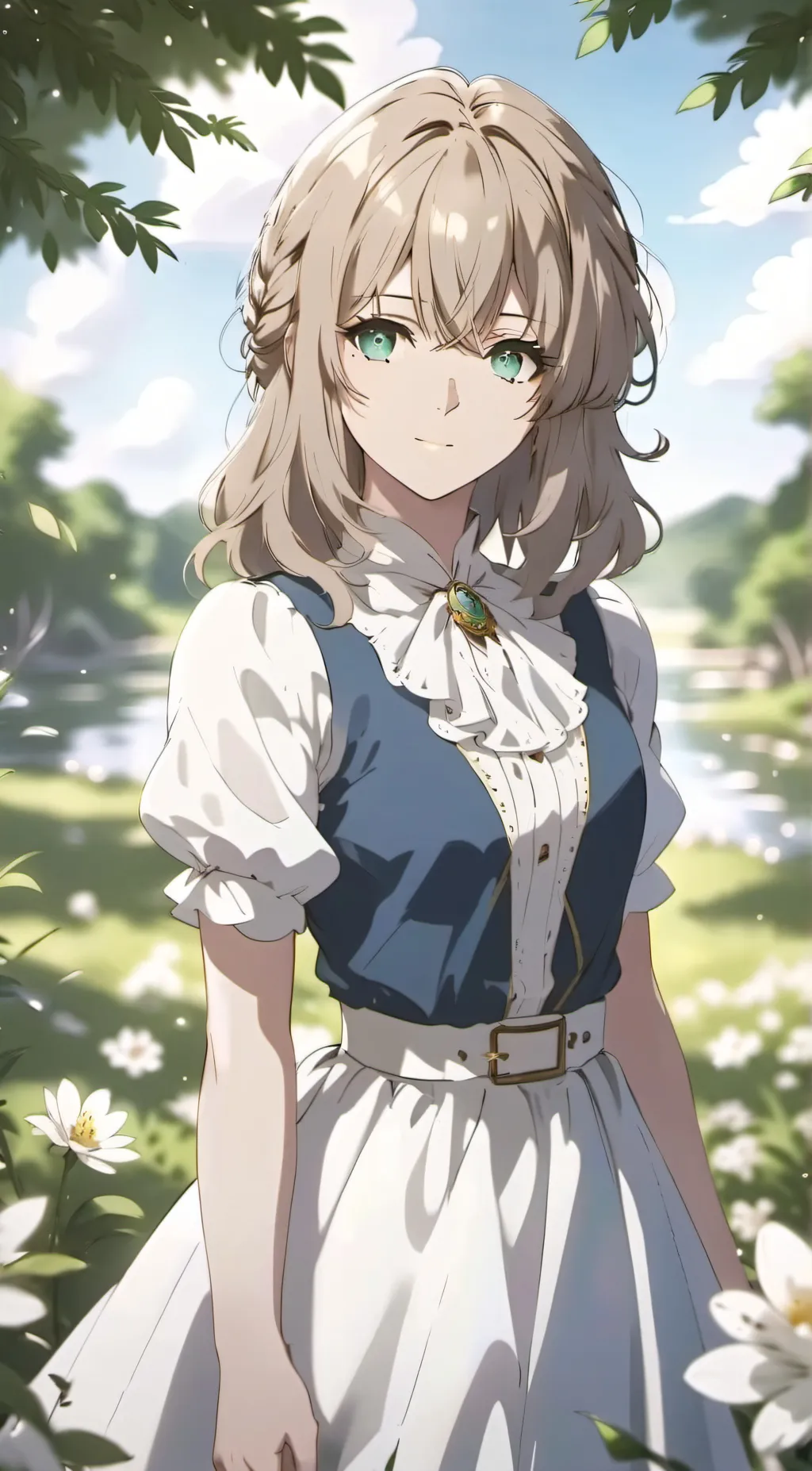 ai character: Sunshine background