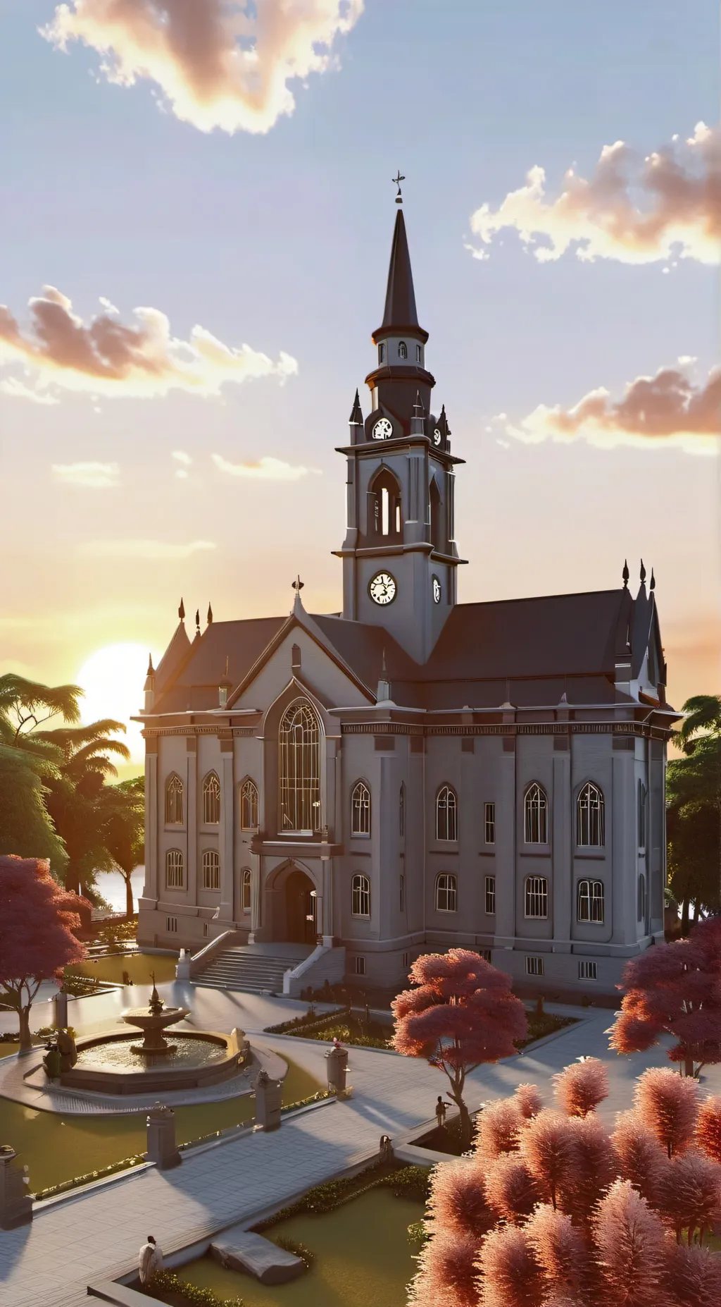 ai character: N.H at UST  background