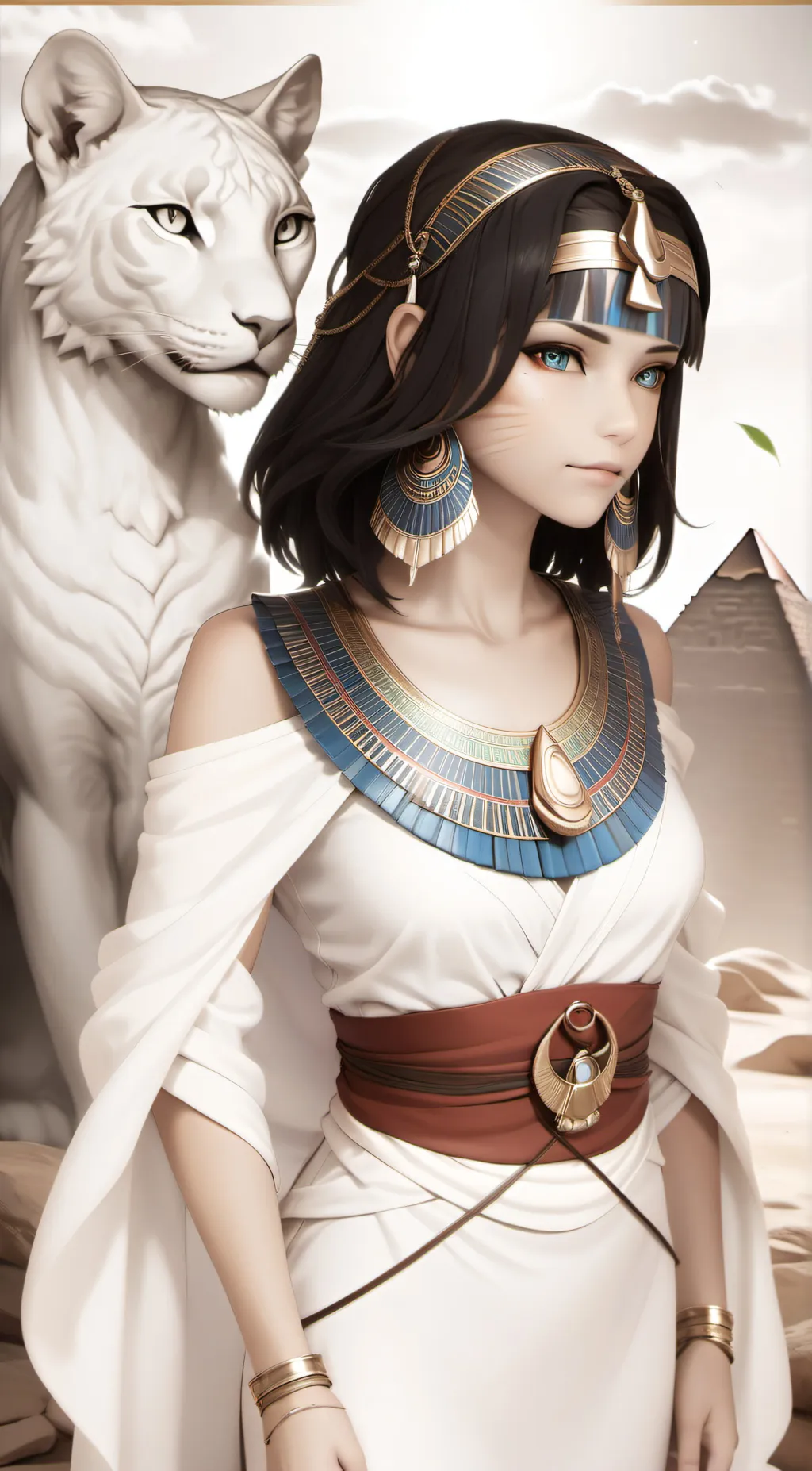 ai character: Ankha background