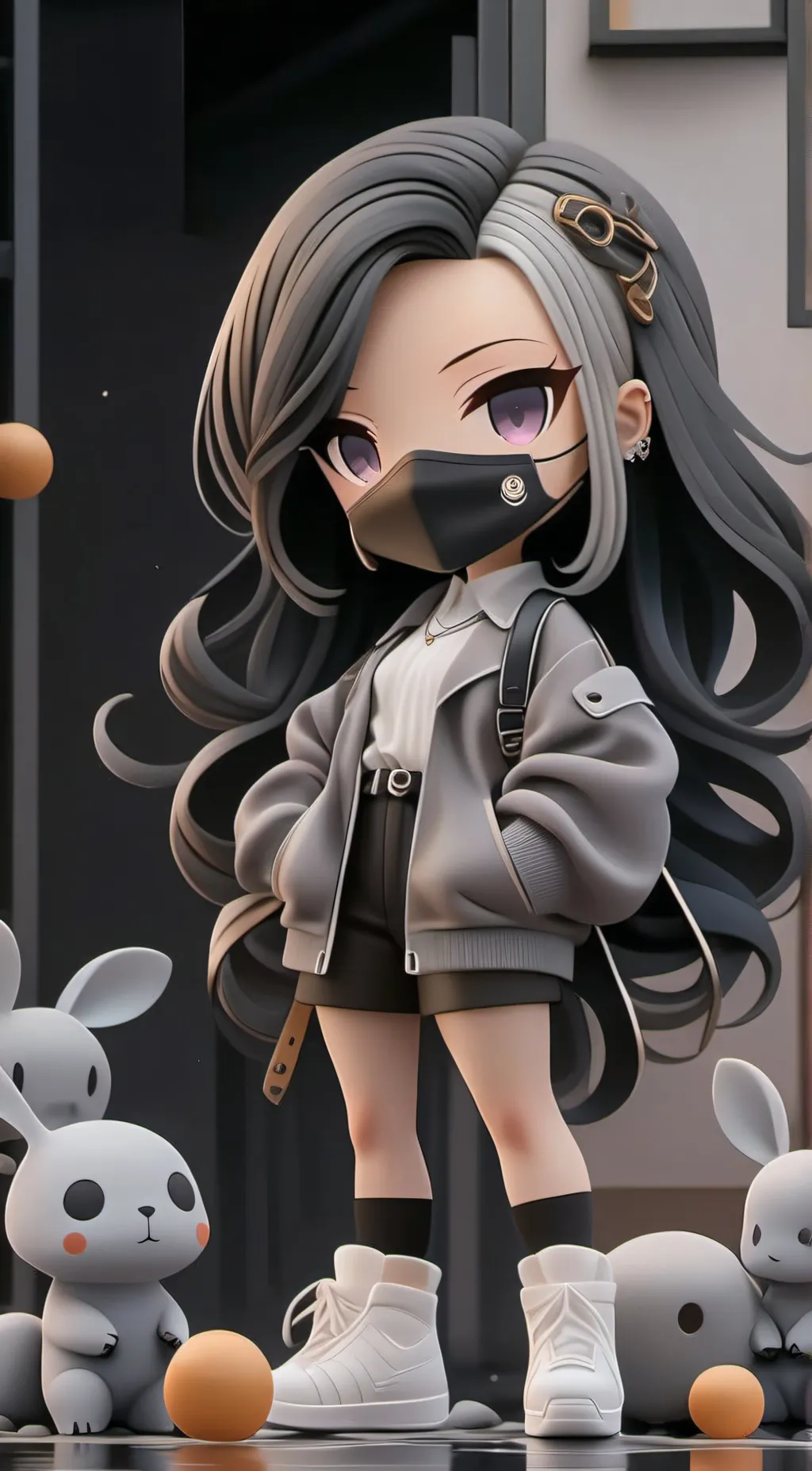 ai character: athena  background