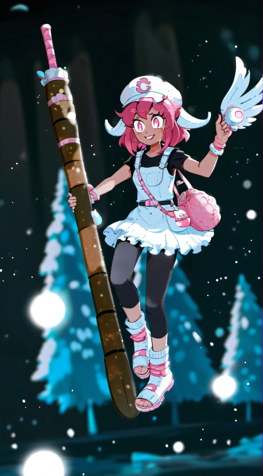 ai character: Pinky pie background