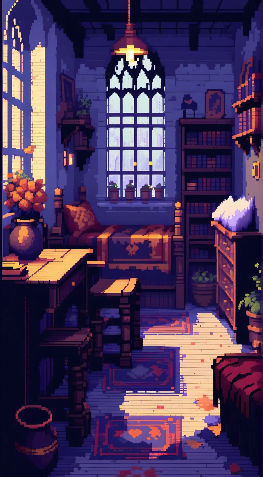 ai character: Gryffindor dorm background