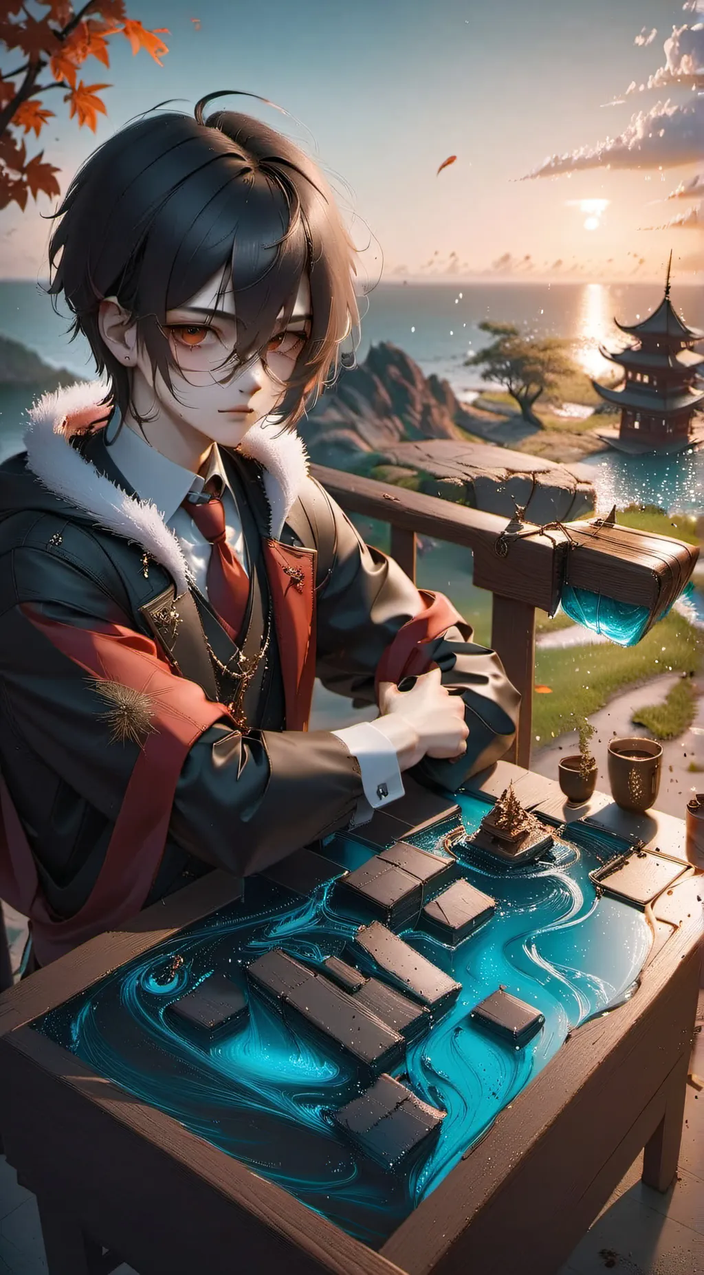 ai character: Juha  background
