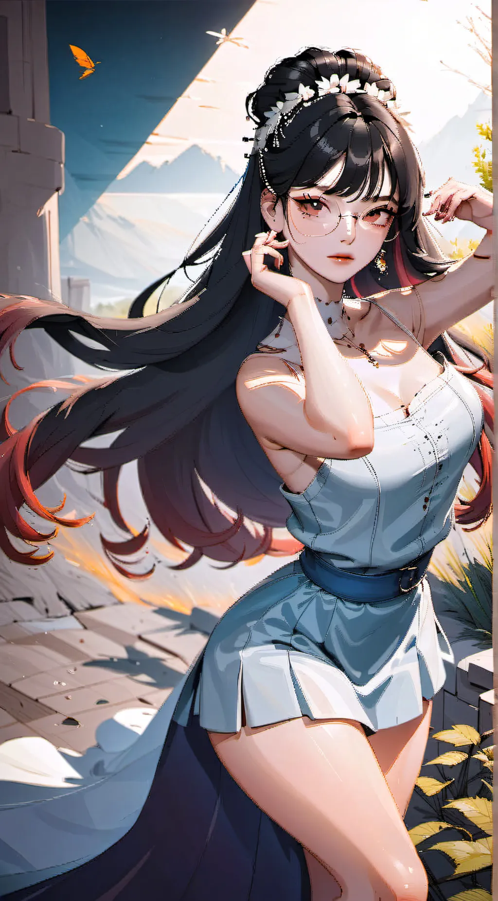 ai character: Elena Swan background