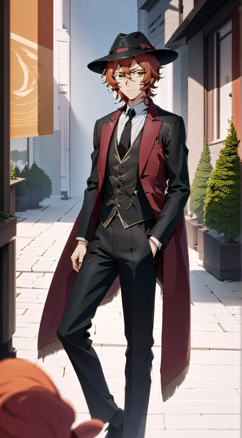 ai character: Chuuya Nakahara background