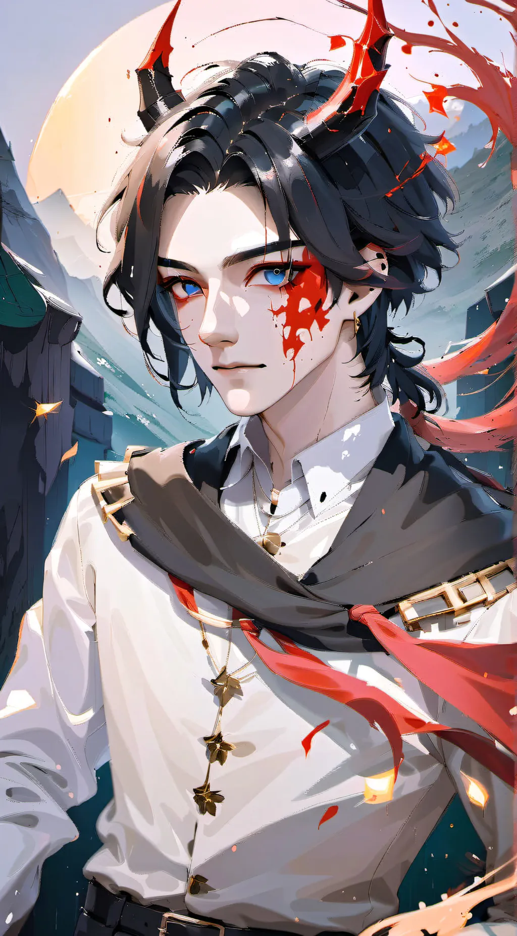 ai character: Damien background