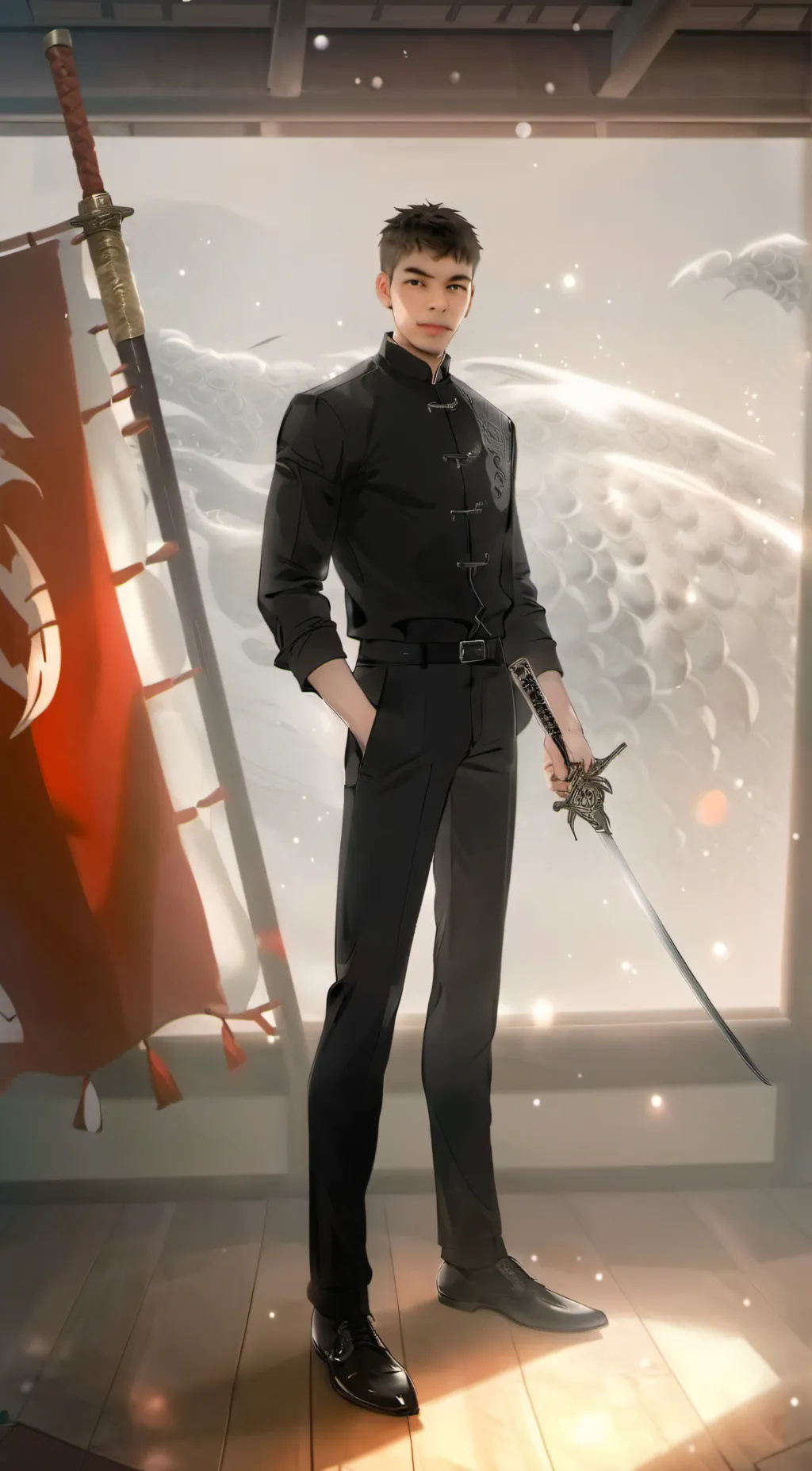 ai character: hashira Jérôme background