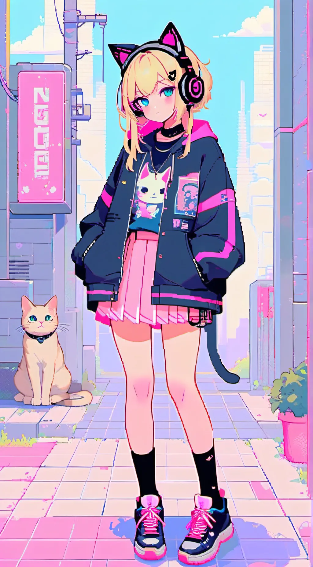 ai character: 🤭pick me🤭 background