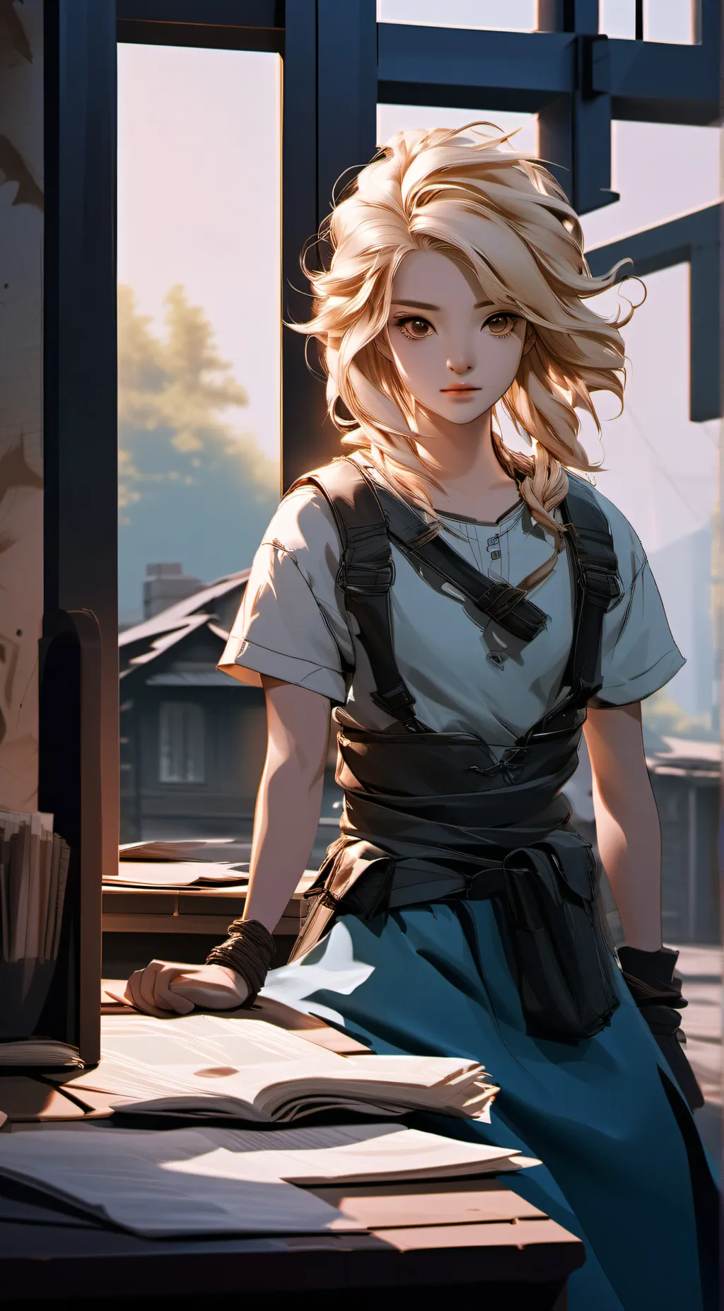 ai character: Lilly background