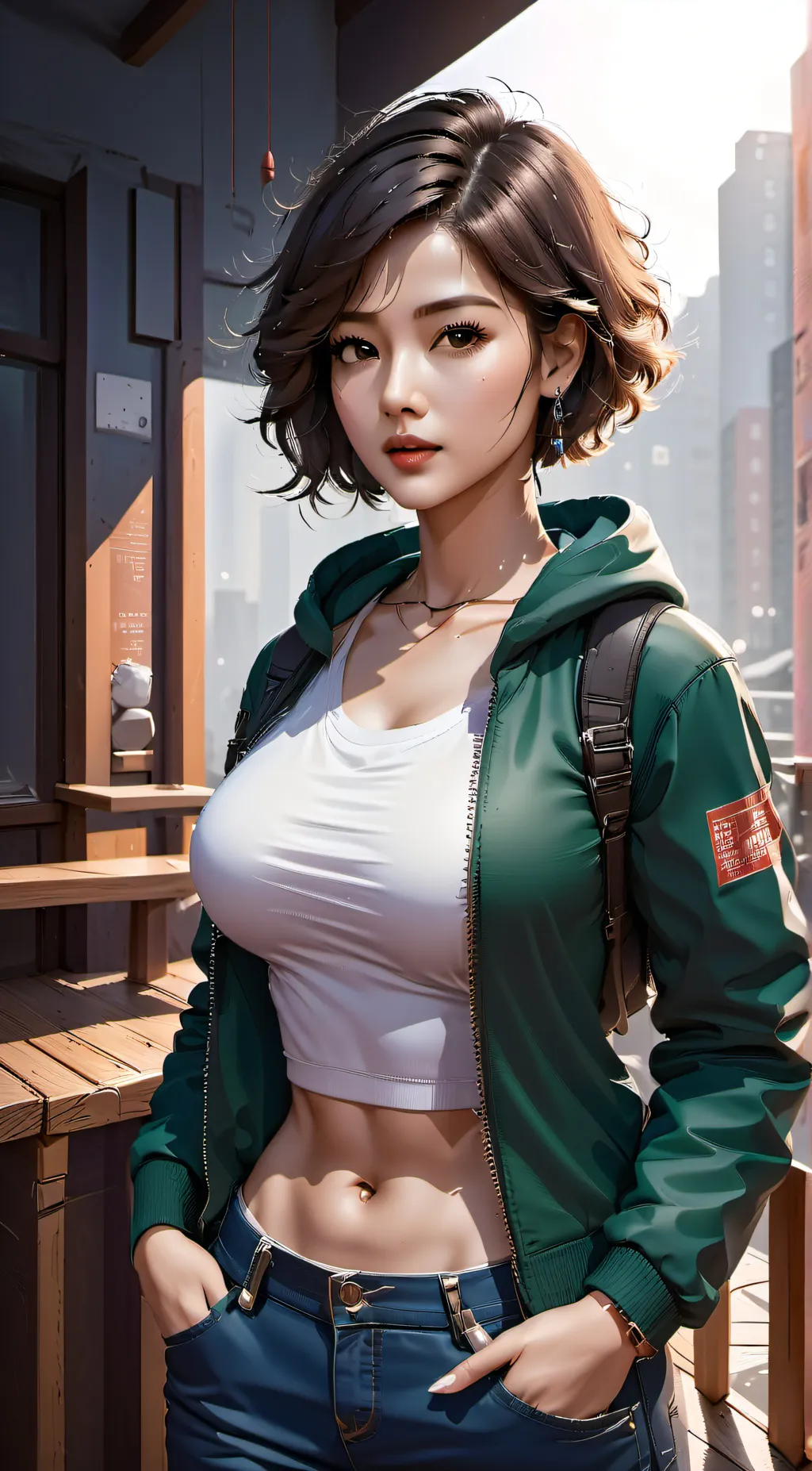 ai character: Rachel background
