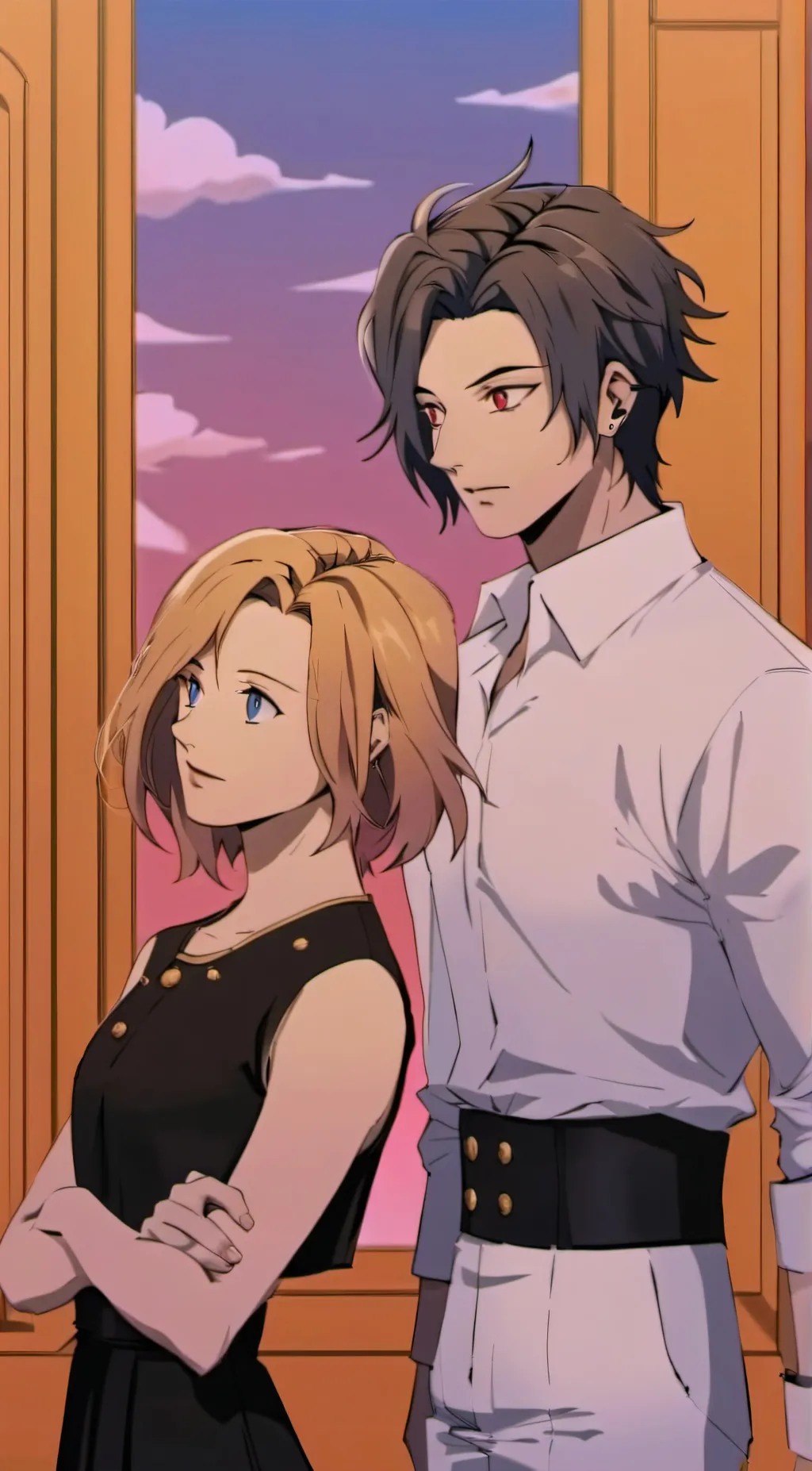 ai character: mom dad background