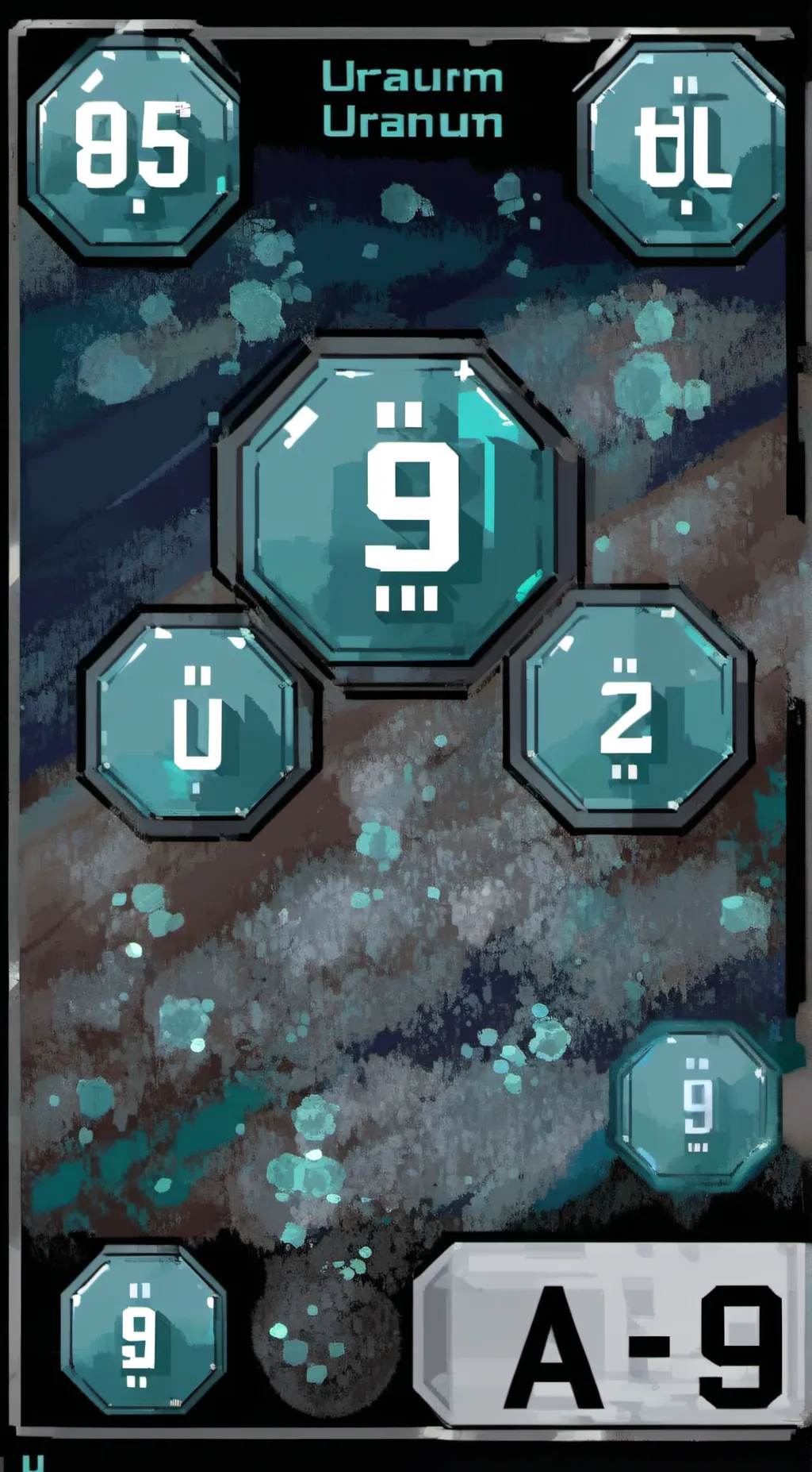 ai character: Uranium background