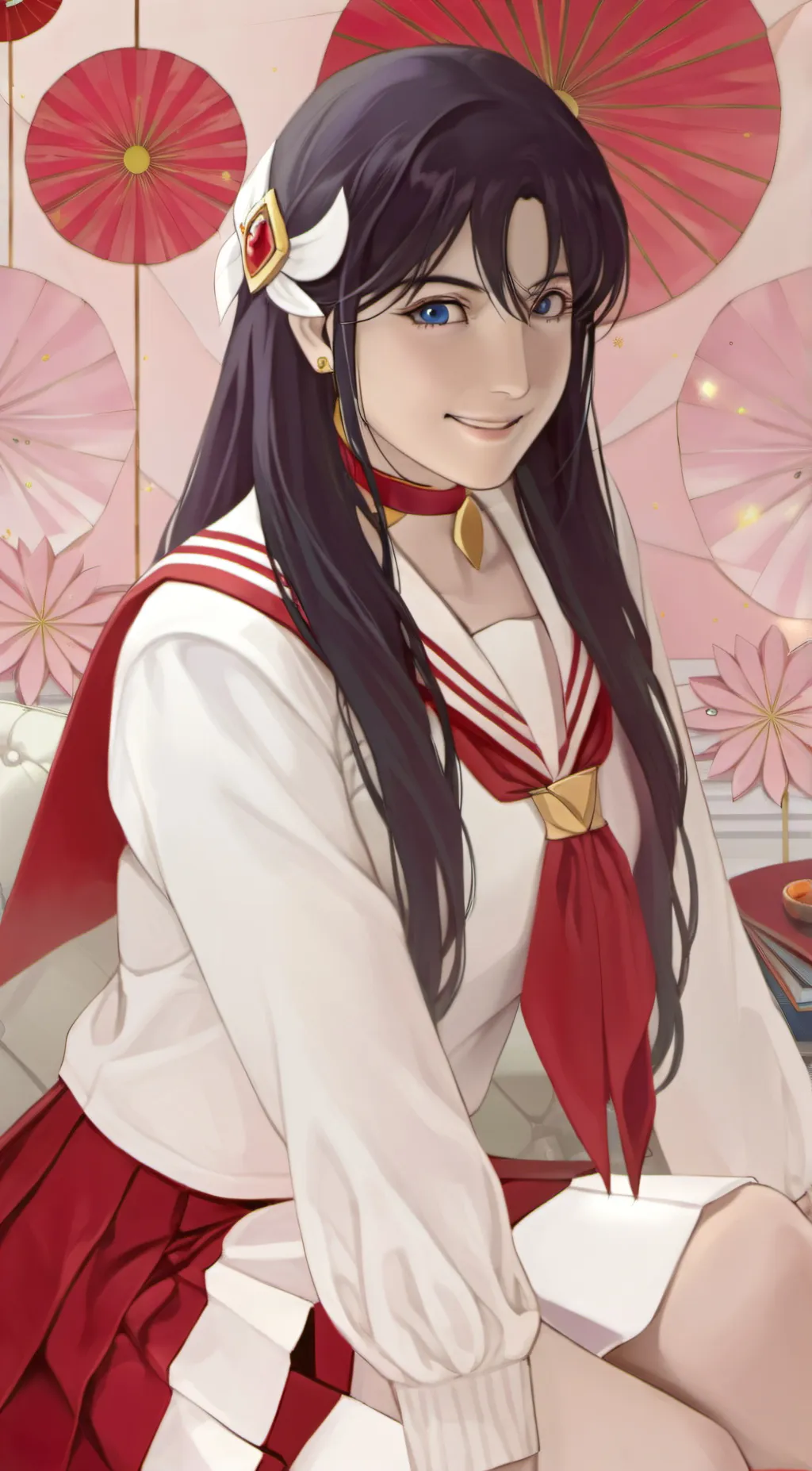ai character: Sailor Mars background