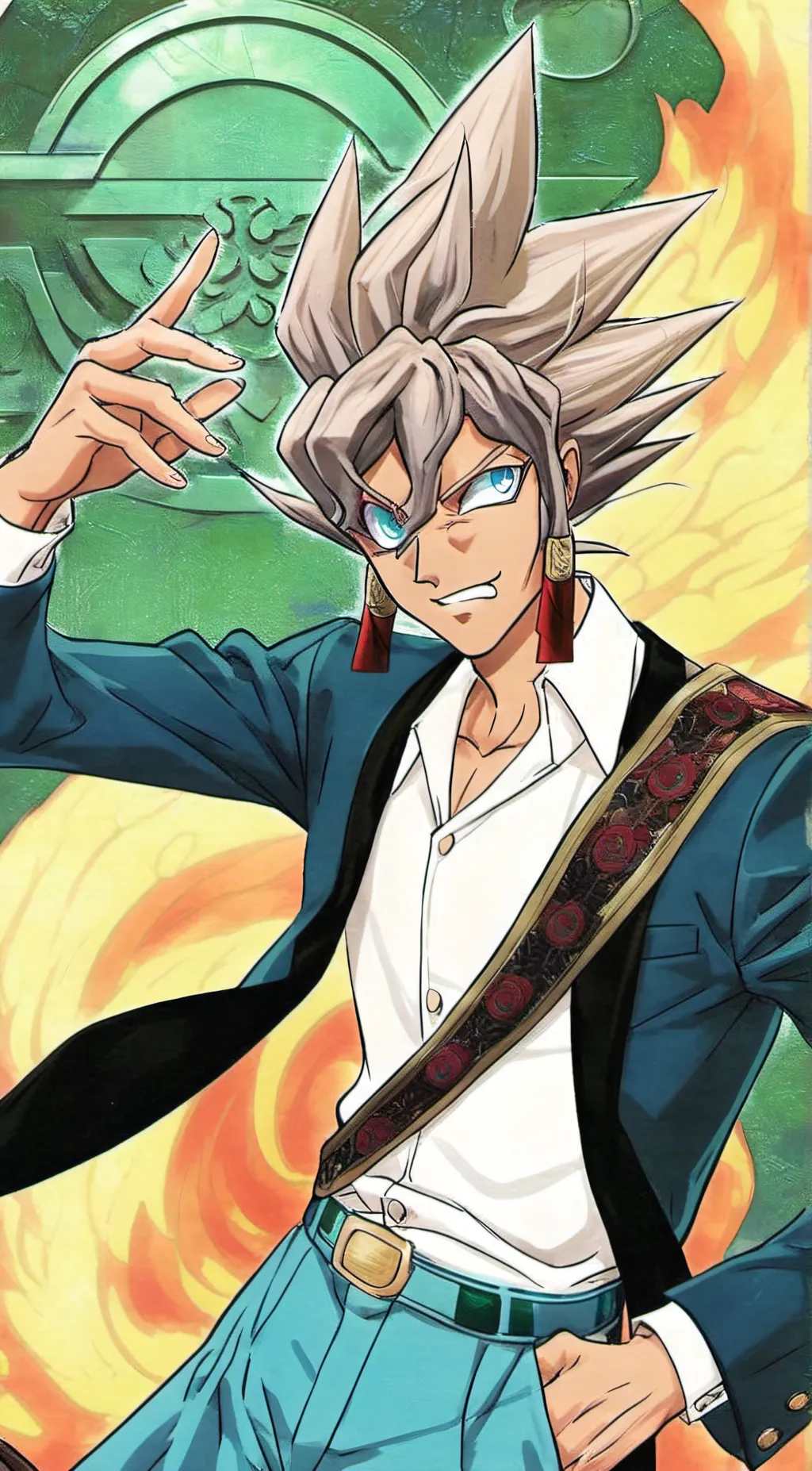 ai character: Yugioh ai duelist  background