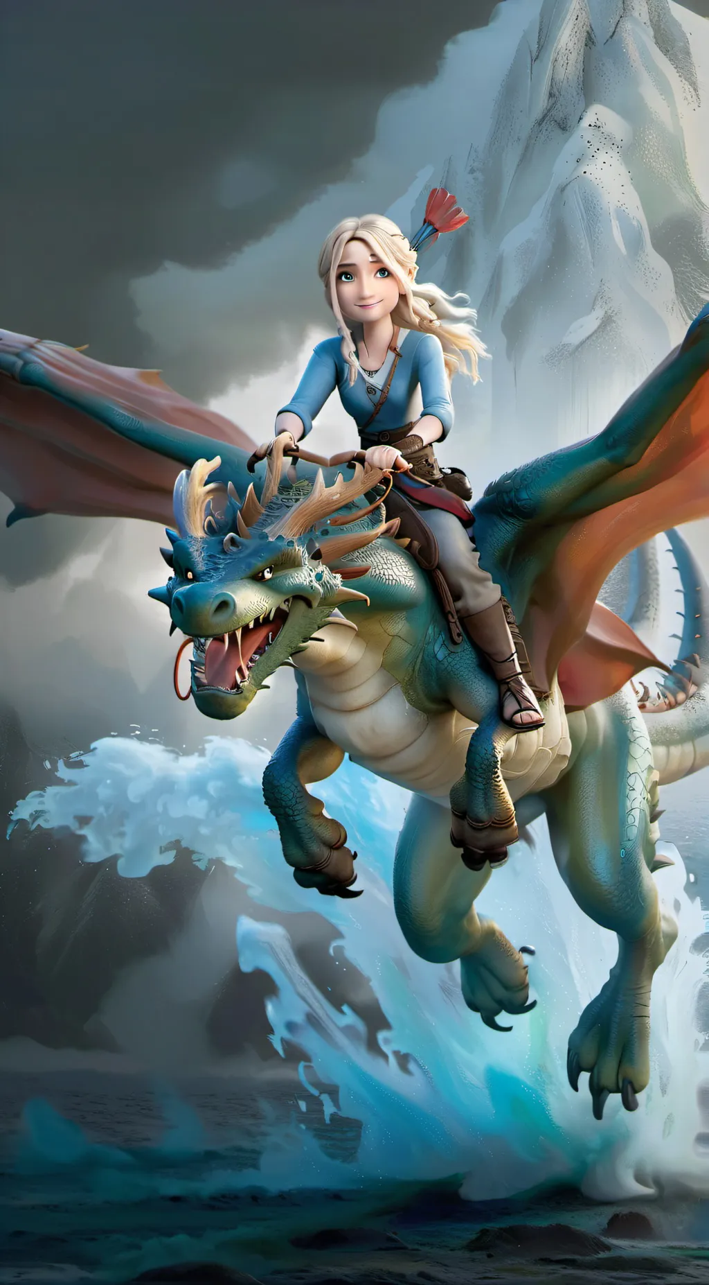 ai character: astrid background