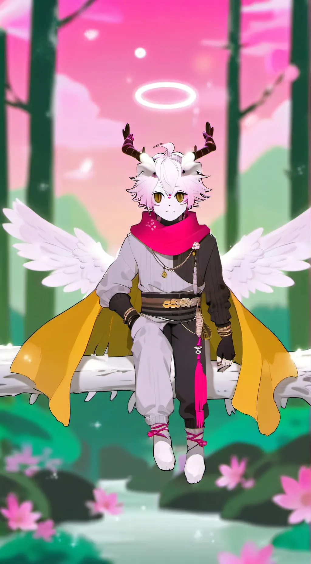 ai character: ( BUTTERFLY) Ink  background