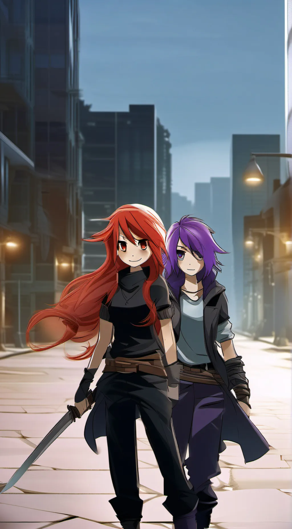 ai character: Jenna and Nevaeh  background