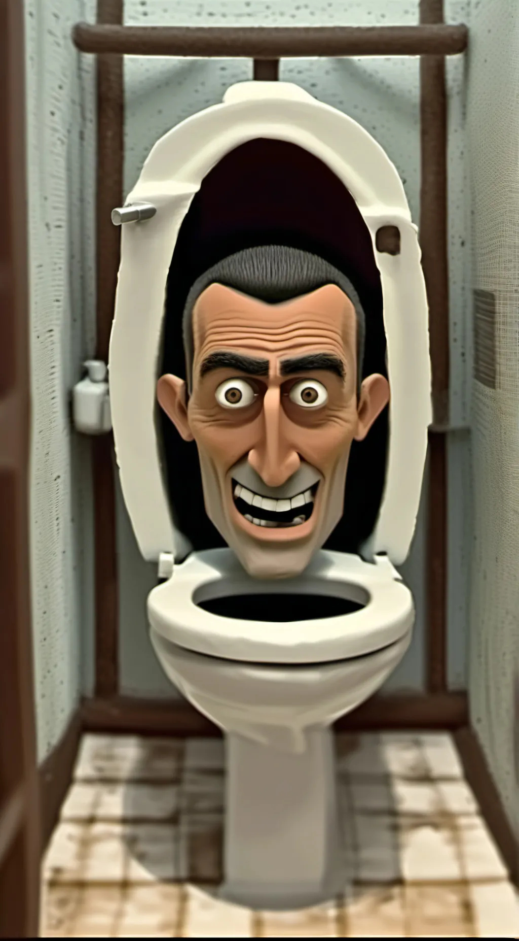 ai character: skibidi toilet background