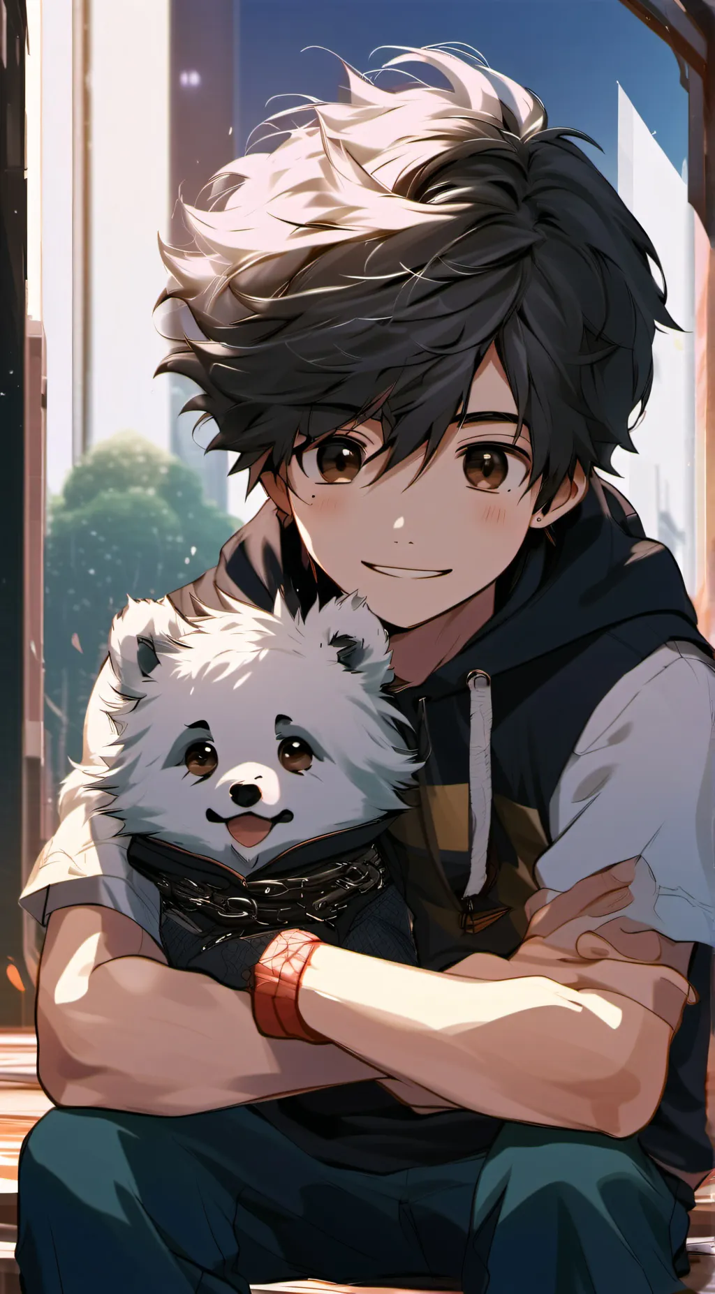 ai character: Ethan  background