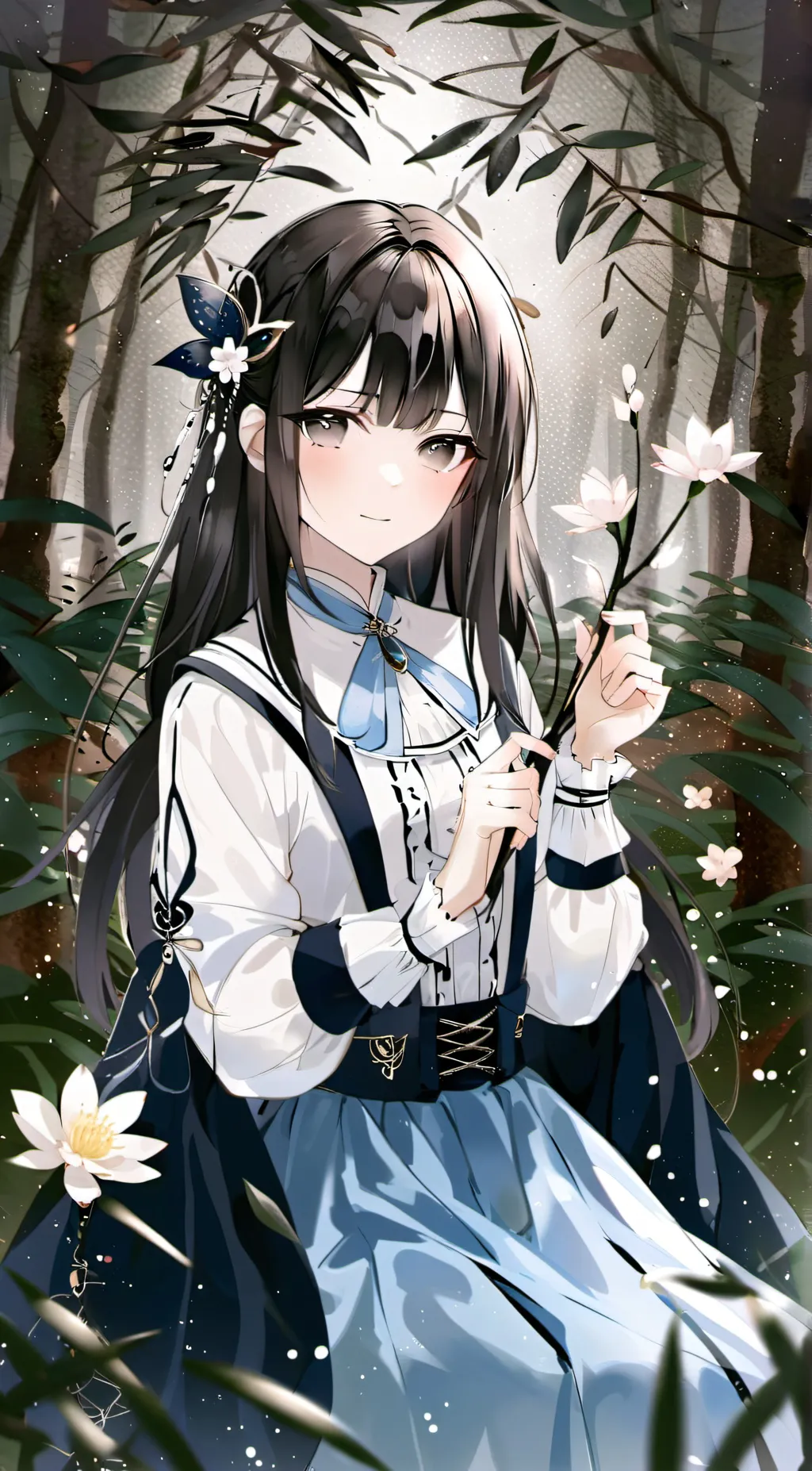 ai character: blossom 🌼  background