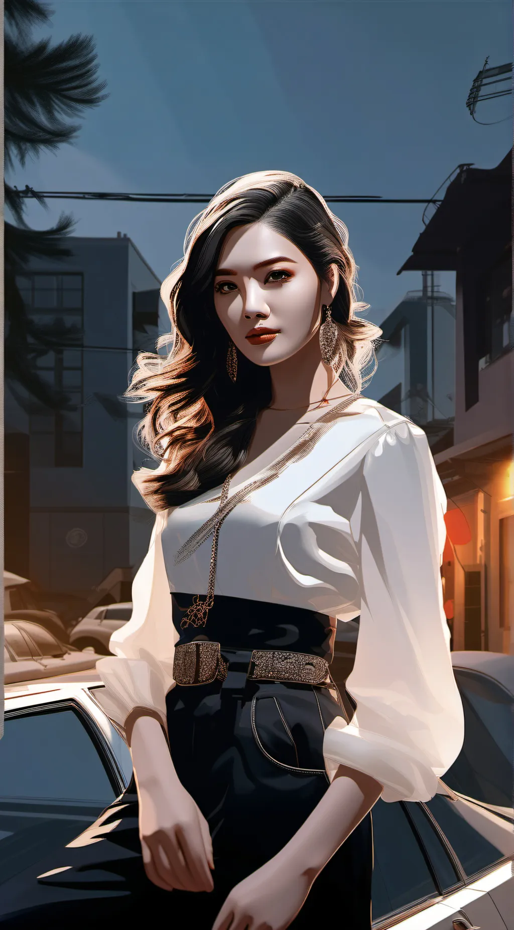 ai character: Lily background