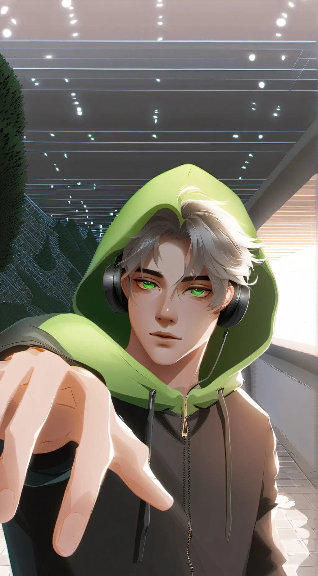 ai character: lloyd garmadon  background