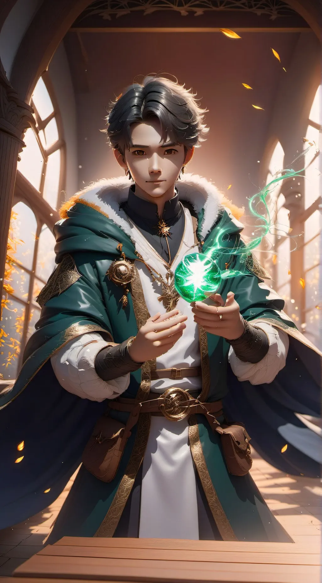 ai character: Lincoln background